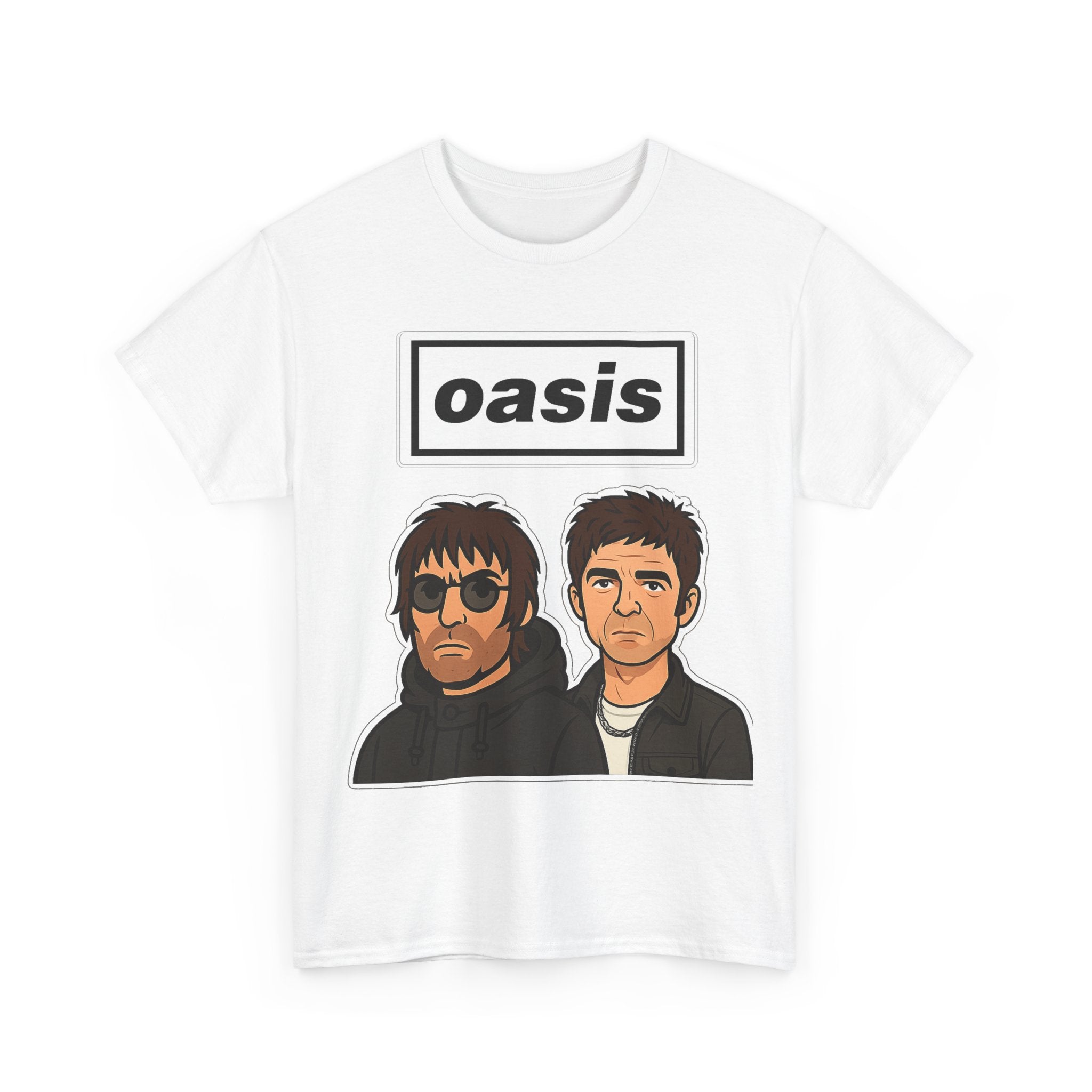 Oasis Inspired Unofficial Band Logo Tee — 'oasis' Graphic T-Shirt
