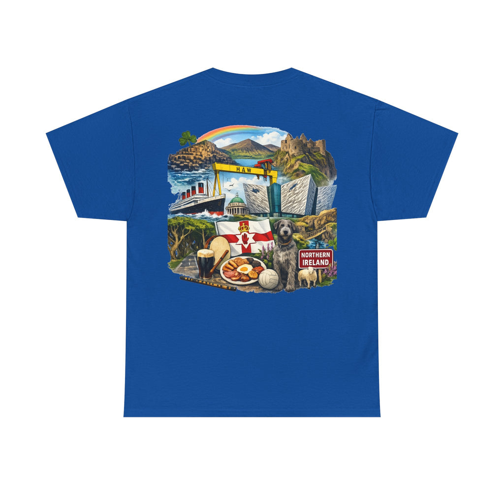 Northern Ireland Collage Tee — "Make Northern Ireland Great Again" Graphic T-Shirt