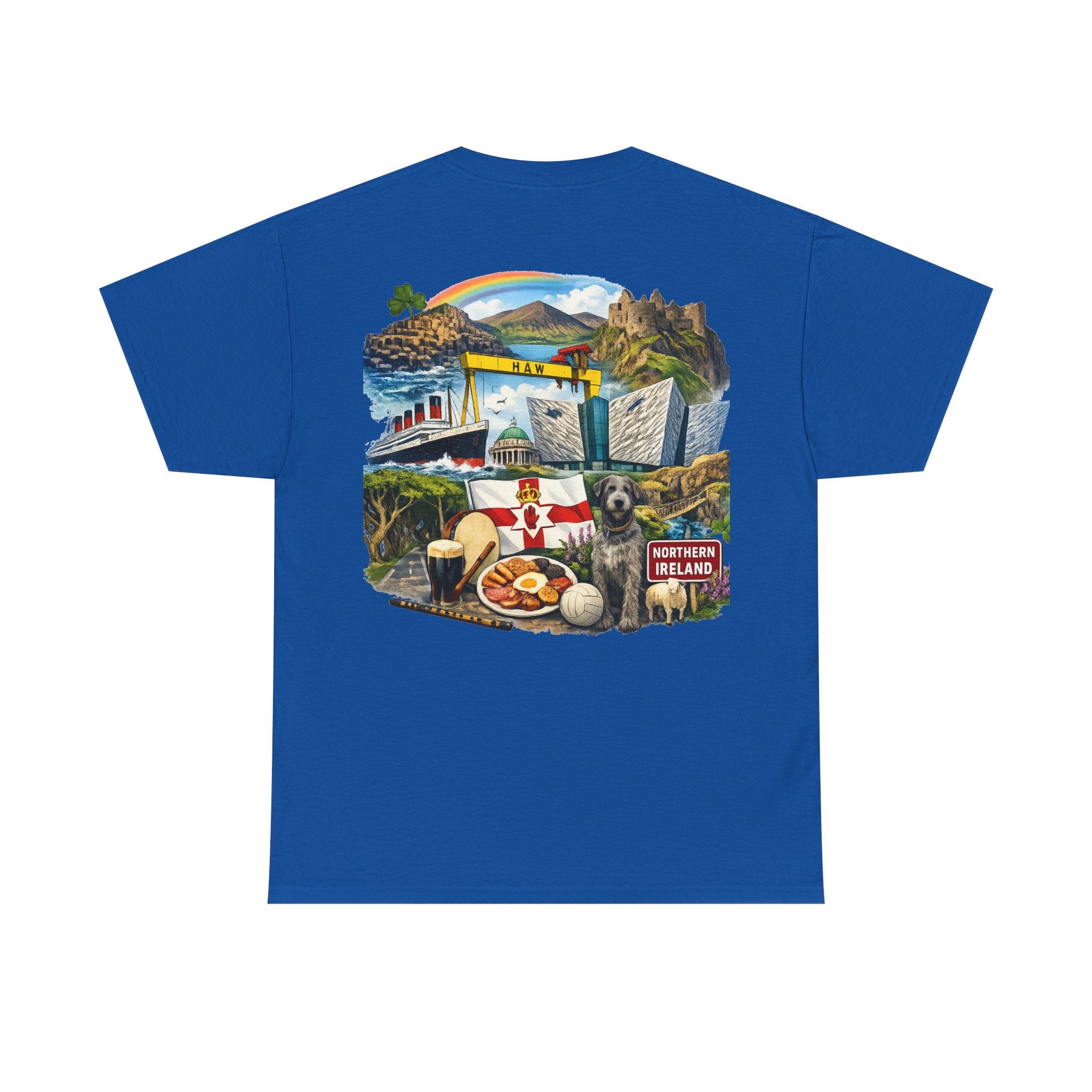 Northern Ireland Collage Tee — "Make Northern Ireland Great Again" Graphic T-Shirt