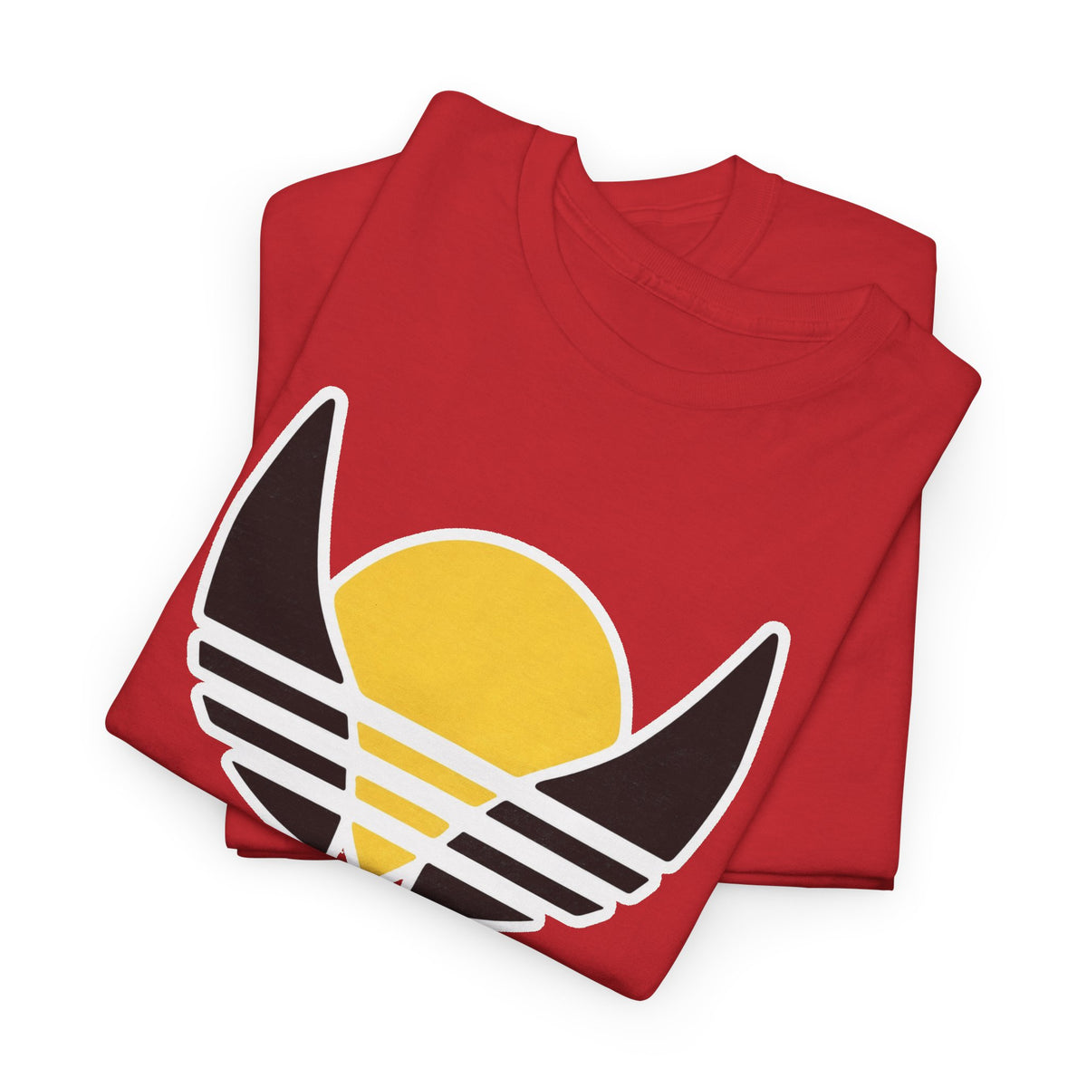 T‑Shirt — 'logan' Retro Sunrise Logo Cotton Tee