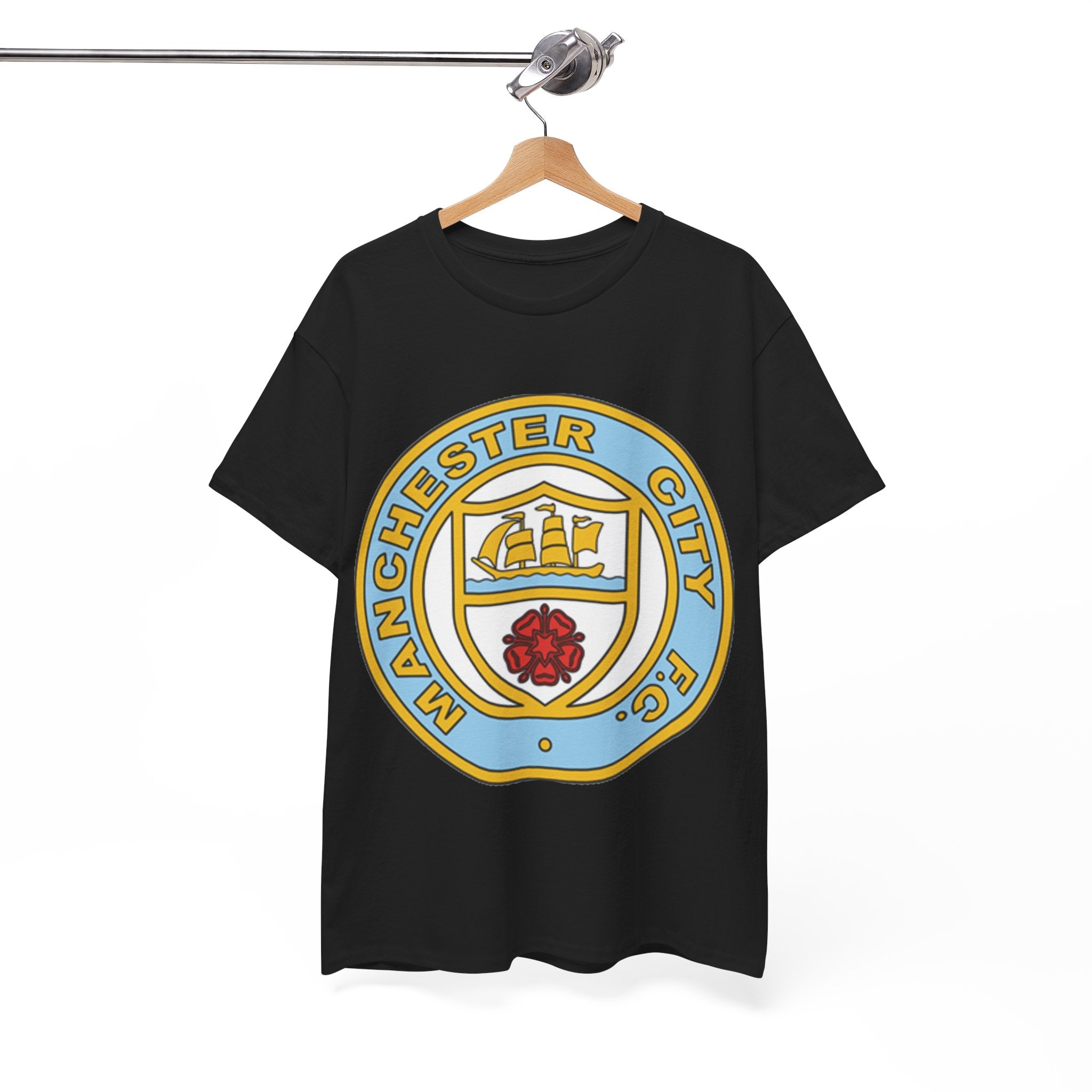 Manchester City FC Retro Crest T-Shirt – Retro Football Fan Tee