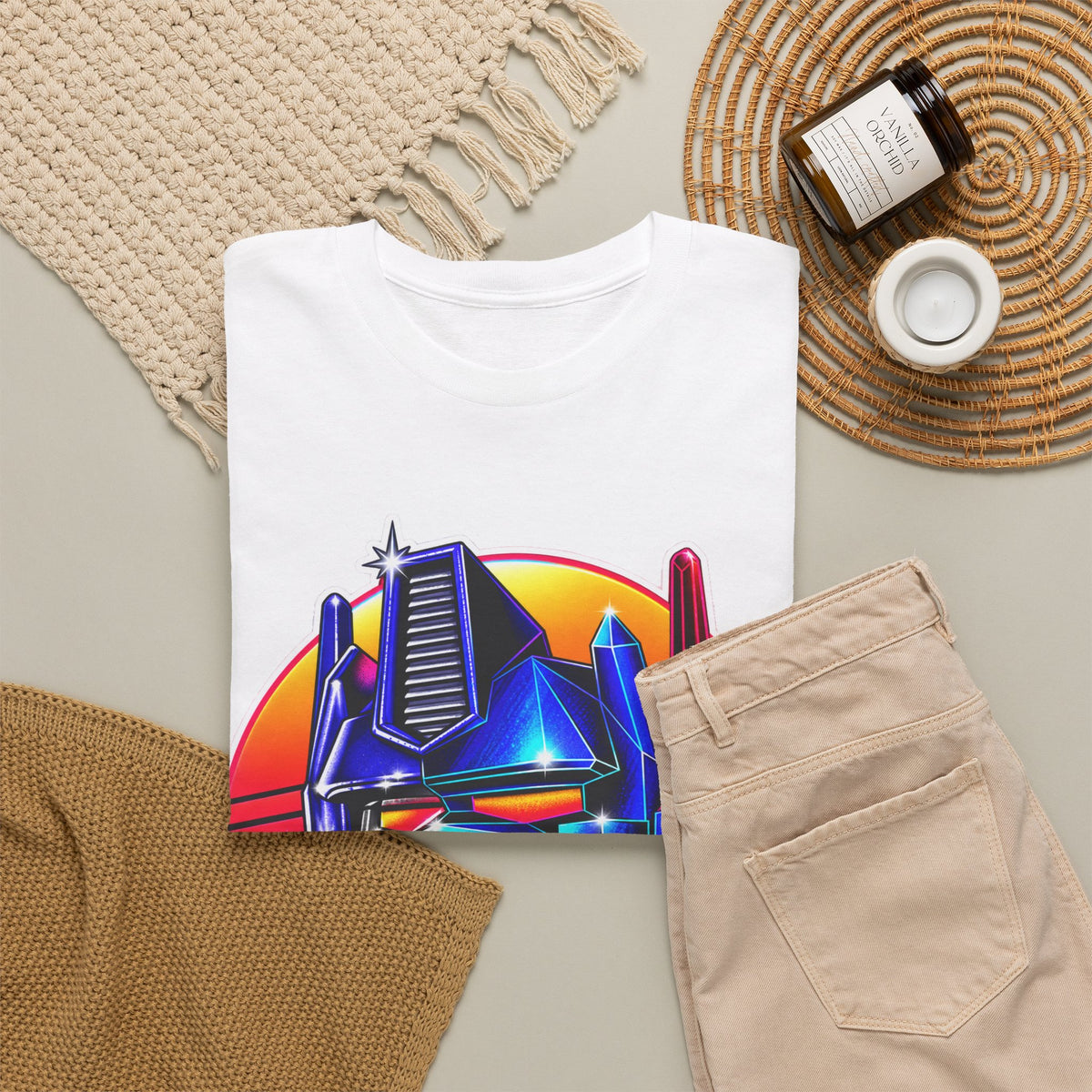“Roll Out” Optimus-Inspired Graphic Transformers Cotton T-Shirt
