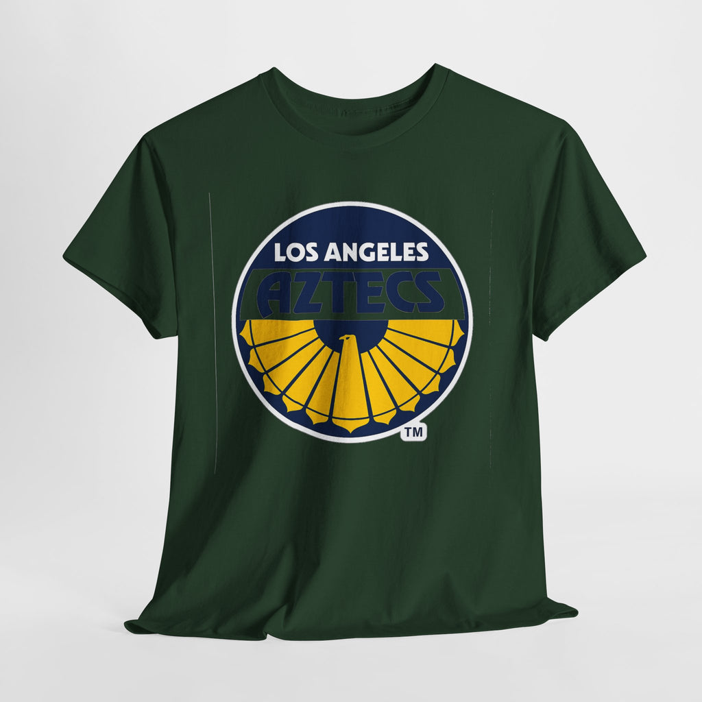 Los Angeles Aztecs Vintage Logo Cotton T-Shirt