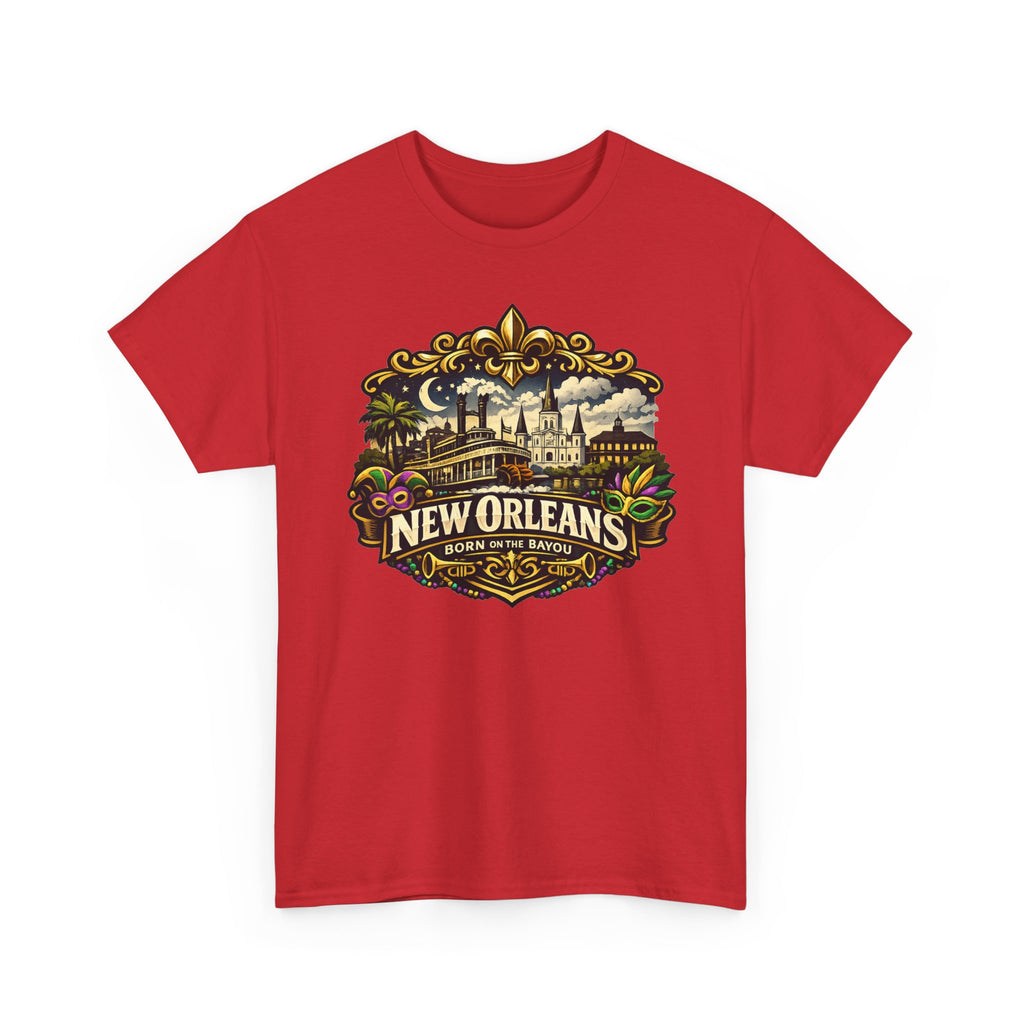 New Orleans Vintage Badge Tee — Crescent City Souvenir T-Shirt