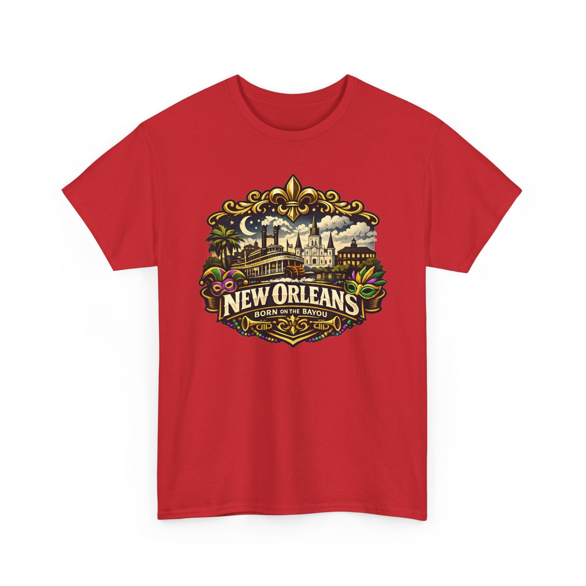 New Orleans Vintage Badge Tee — Crescent City Souvenir T-Shirt