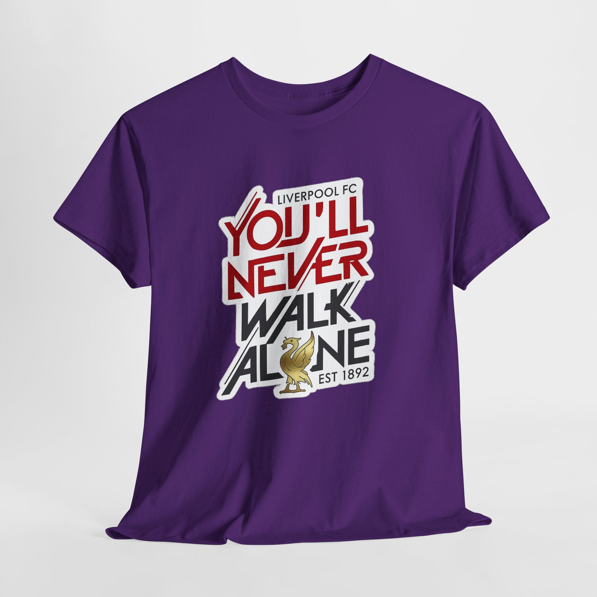 Liverpool You'll Never Walk Alone Cotton T-Shirt — Liverpool FC Fan Tee