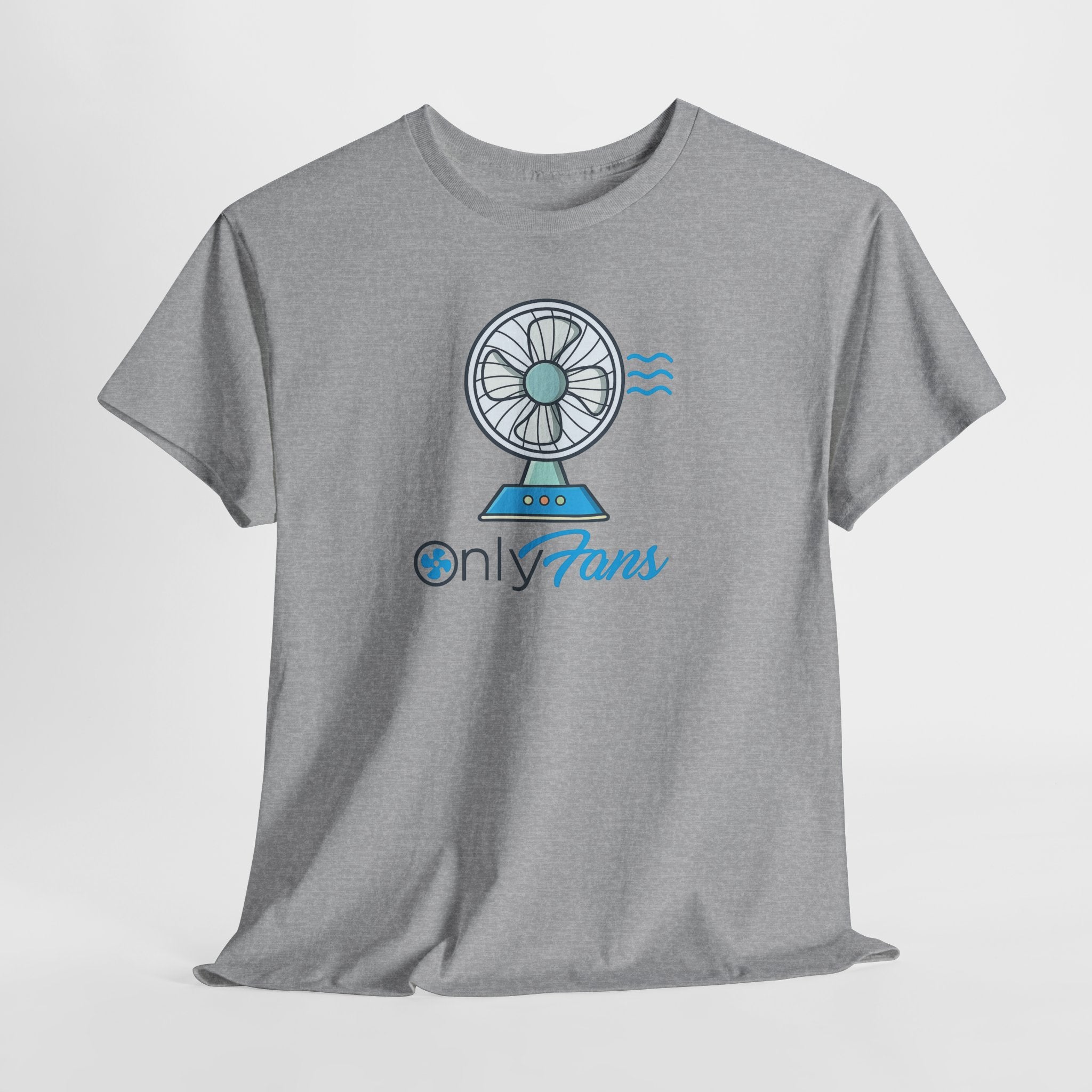 Only Fans Graphic Tee — Cute Fan Illustration Novelty T-Shirt