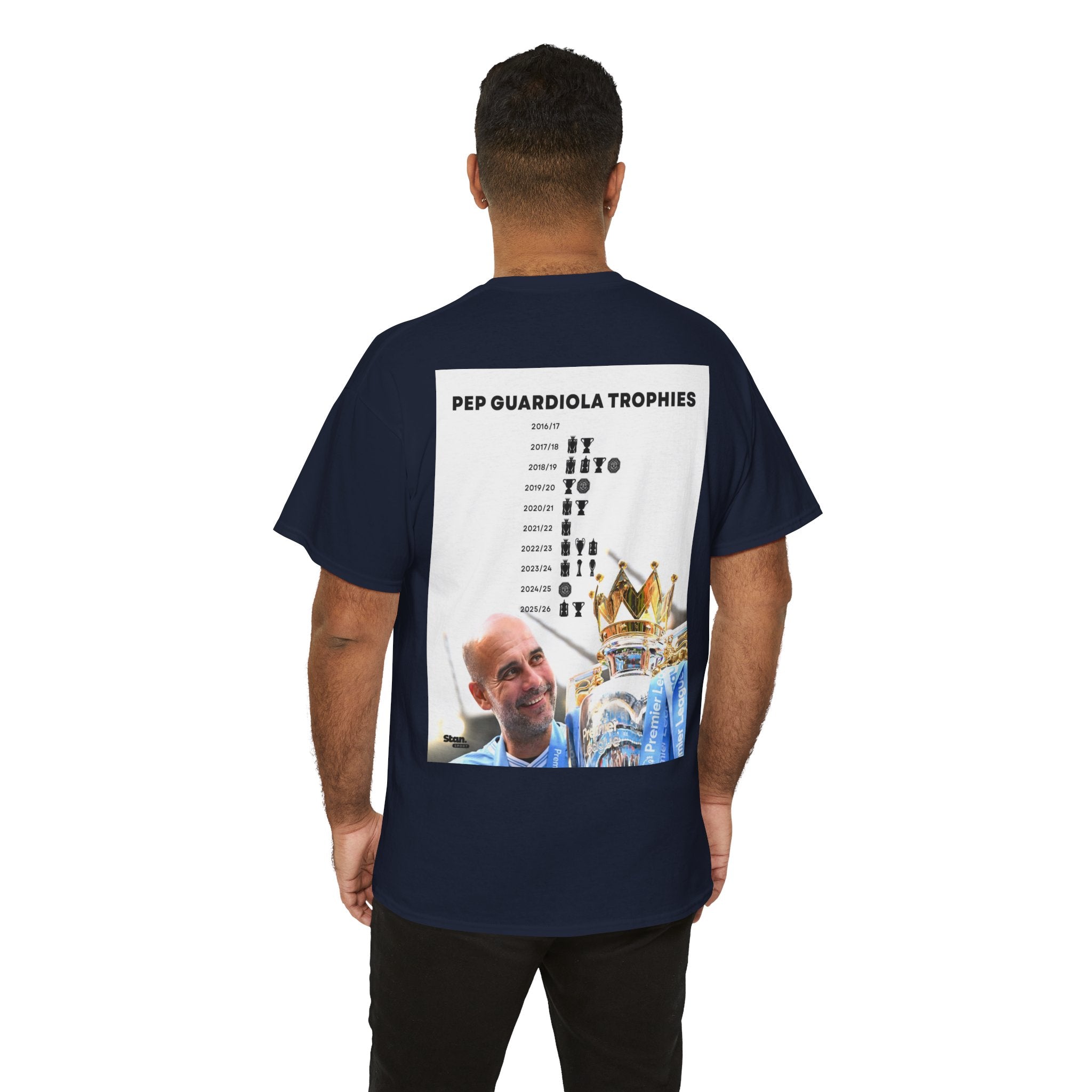 Pep Guardiola Trophies Graphic Tee