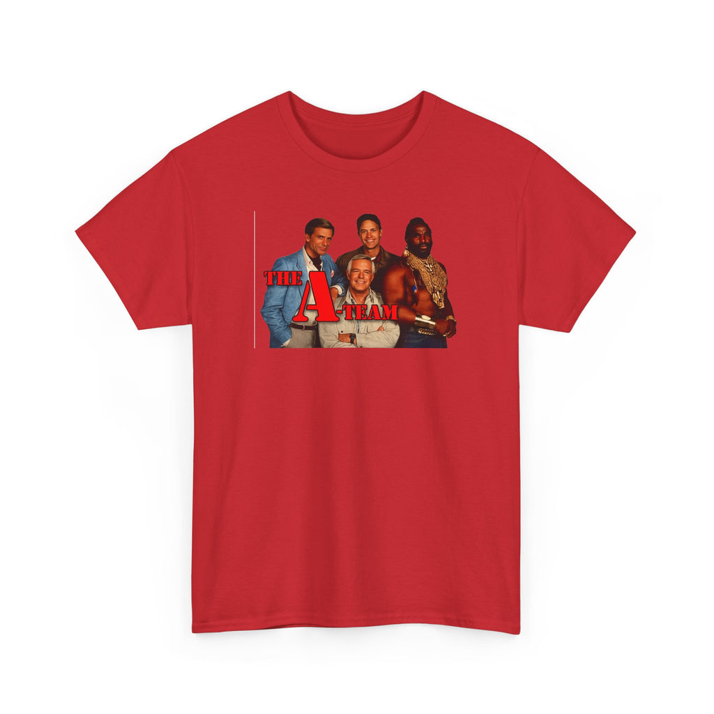 A-Team Graphic Tee — Retro TV Series Logo & Character Poster T-Shirt