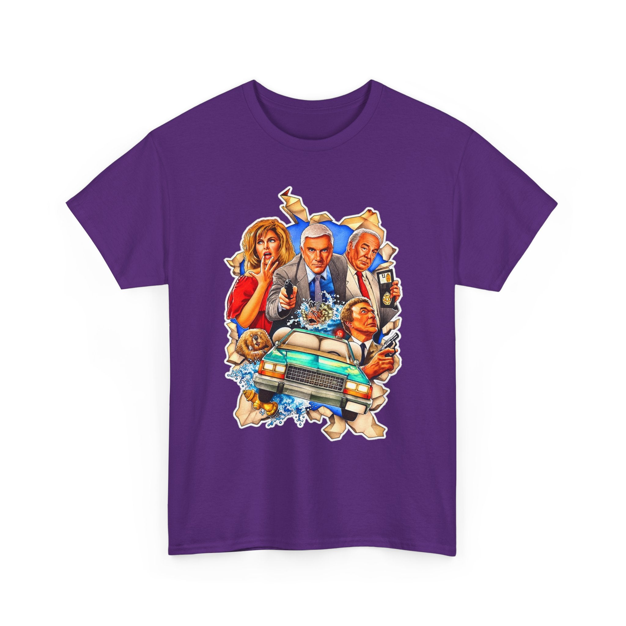 The Naked Gun / Police Squad Crime Comedy Movie Poster Cotton T-Shirt