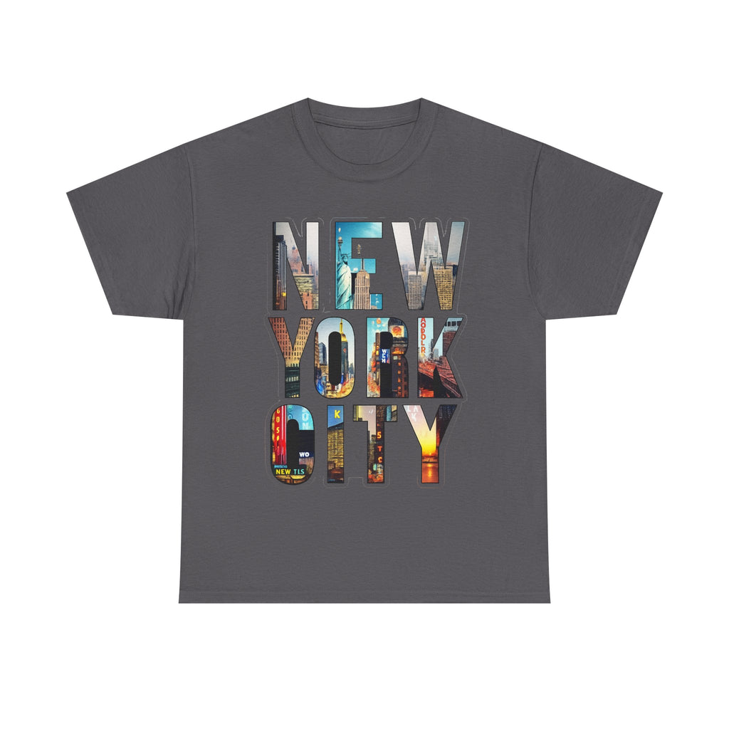 New York City Photo-Block Tee — Vintage Skyline Graphic T-Shirt