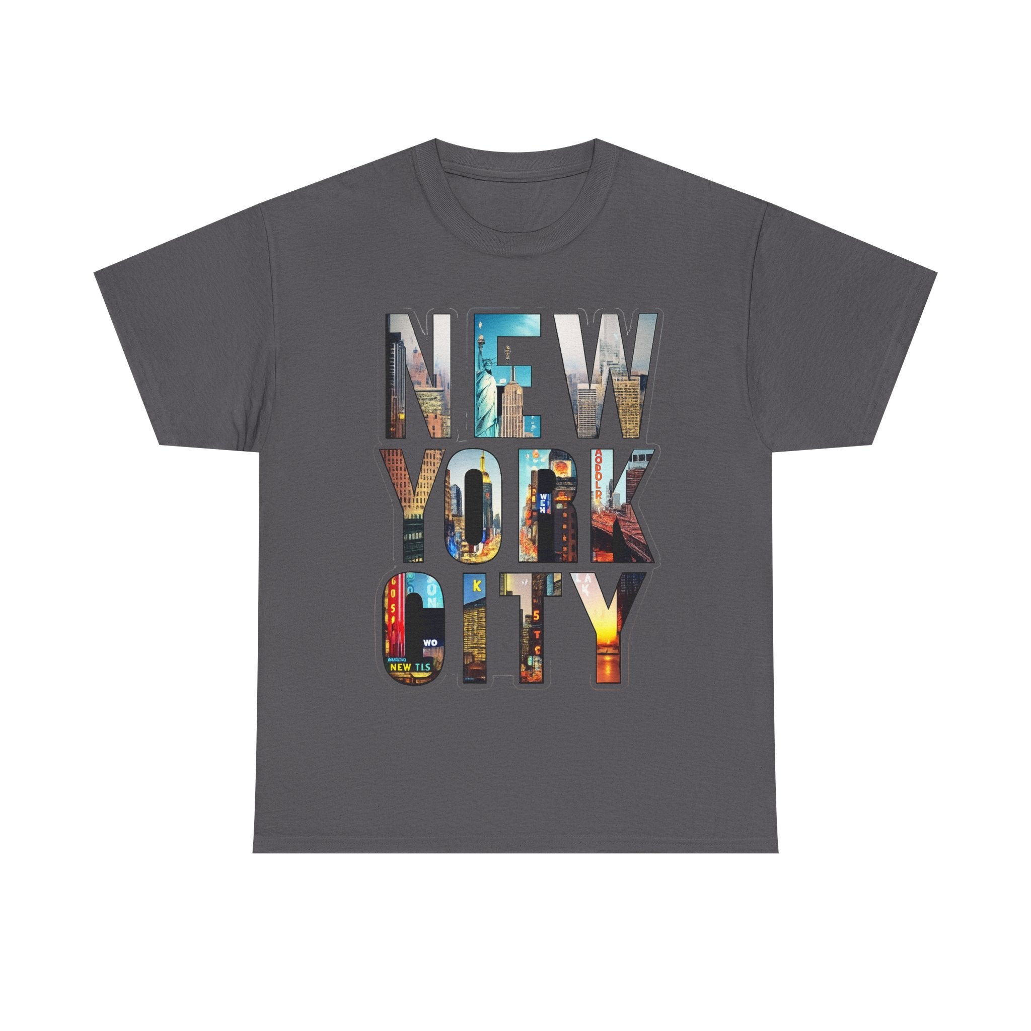 New York City Photo-Block Tee — Vintage Skyline Graphic T-Shirt