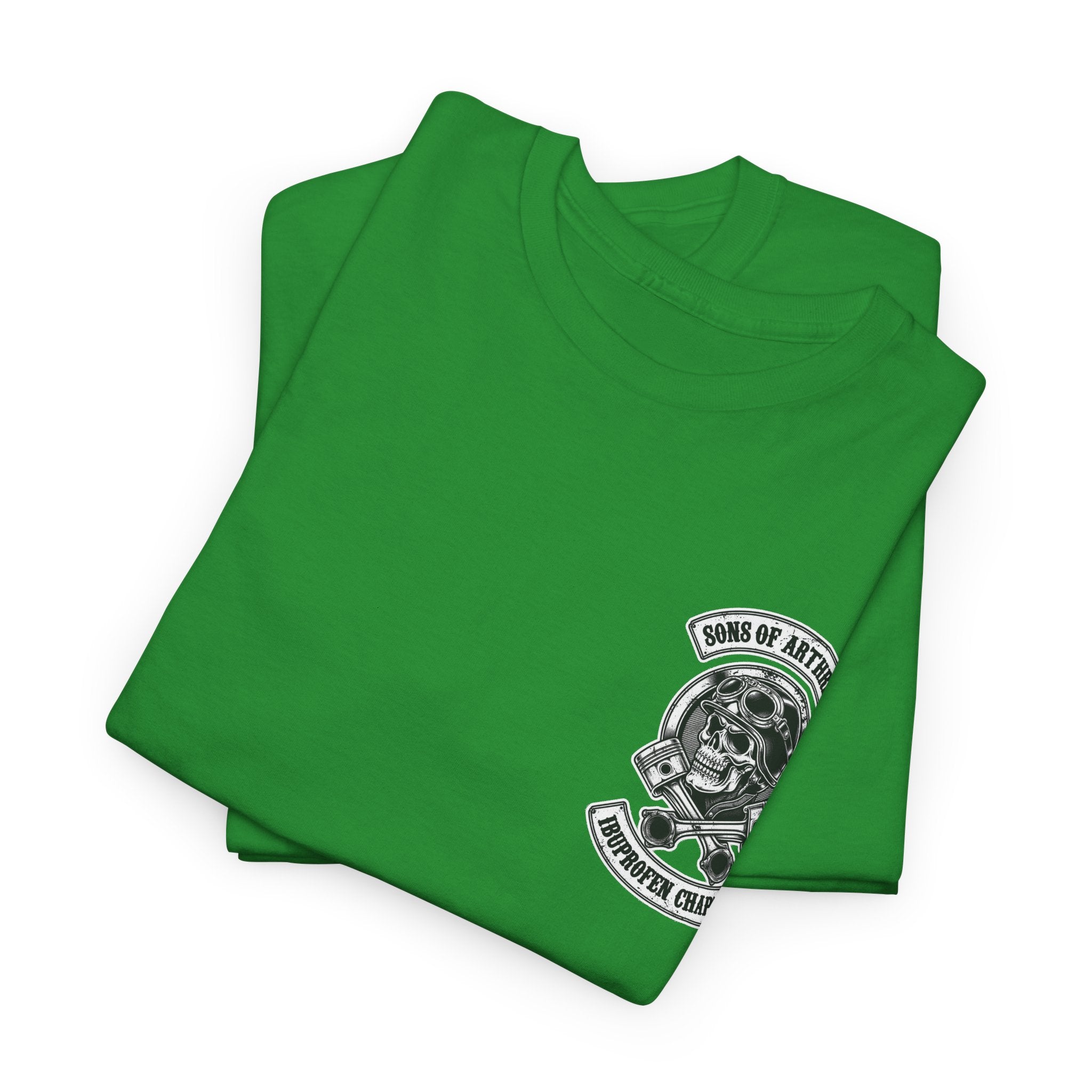 Sons of Arthritis Tee — Humorous Biker Skull "Ibuprofen Chapter" T-Shirt