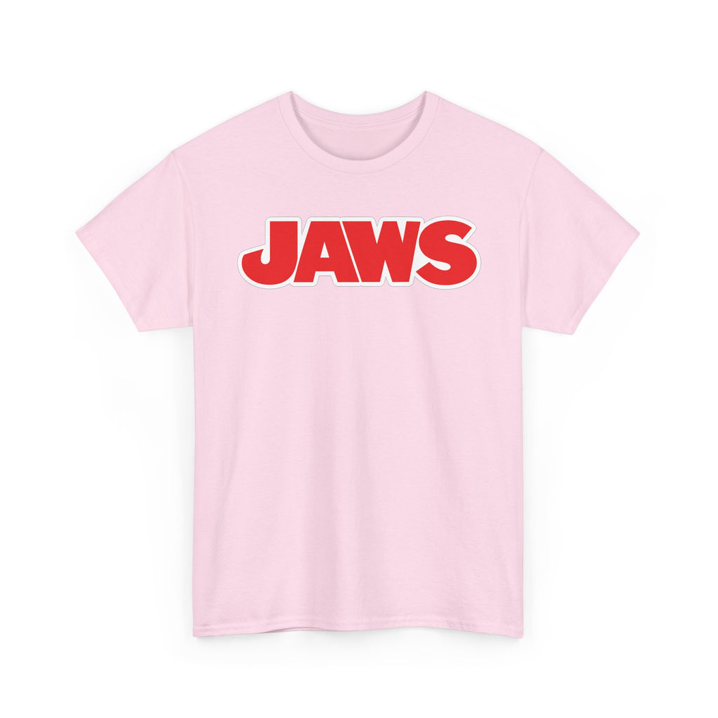 Jaws Logo Tee — Retro Red Movie Graphic T‑Shirt