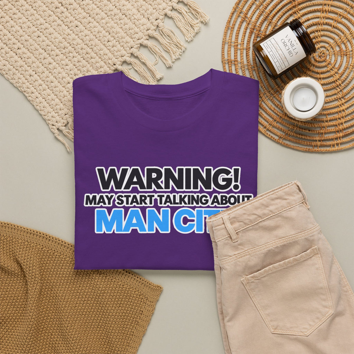 Manchester City Warning! May Start Talking About Man City T‑Shirt