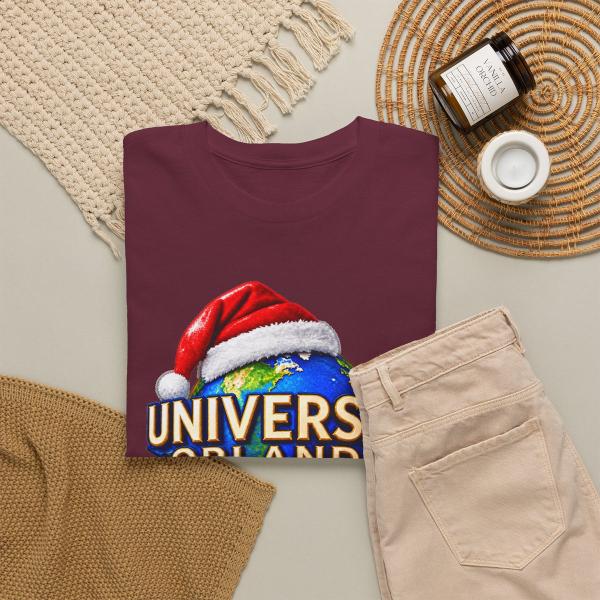 Universal Orlando Merry Christmas Cotton T-Shirt
