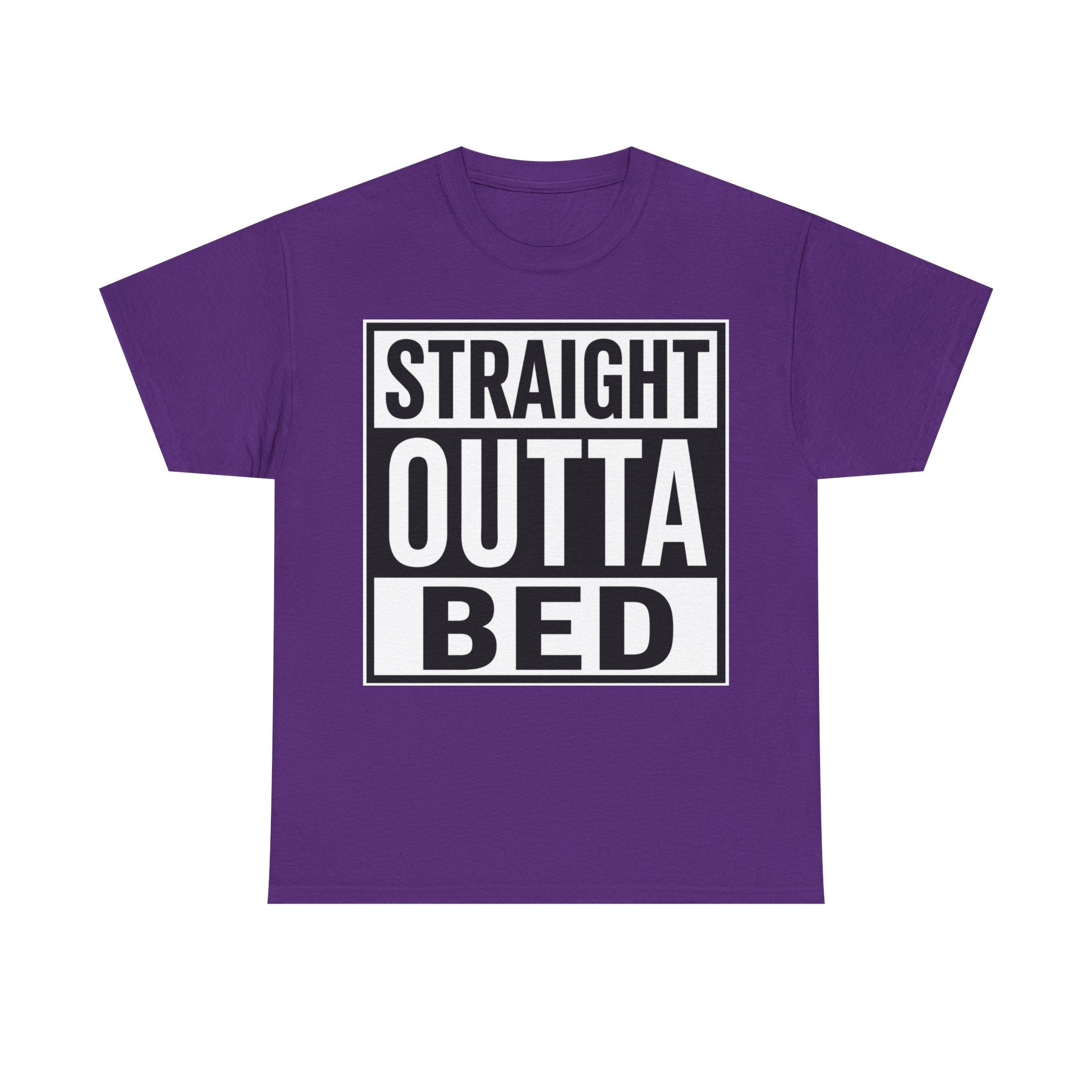 Straight Outta Bed T-Shirt — Funny Morning Graphic Tee