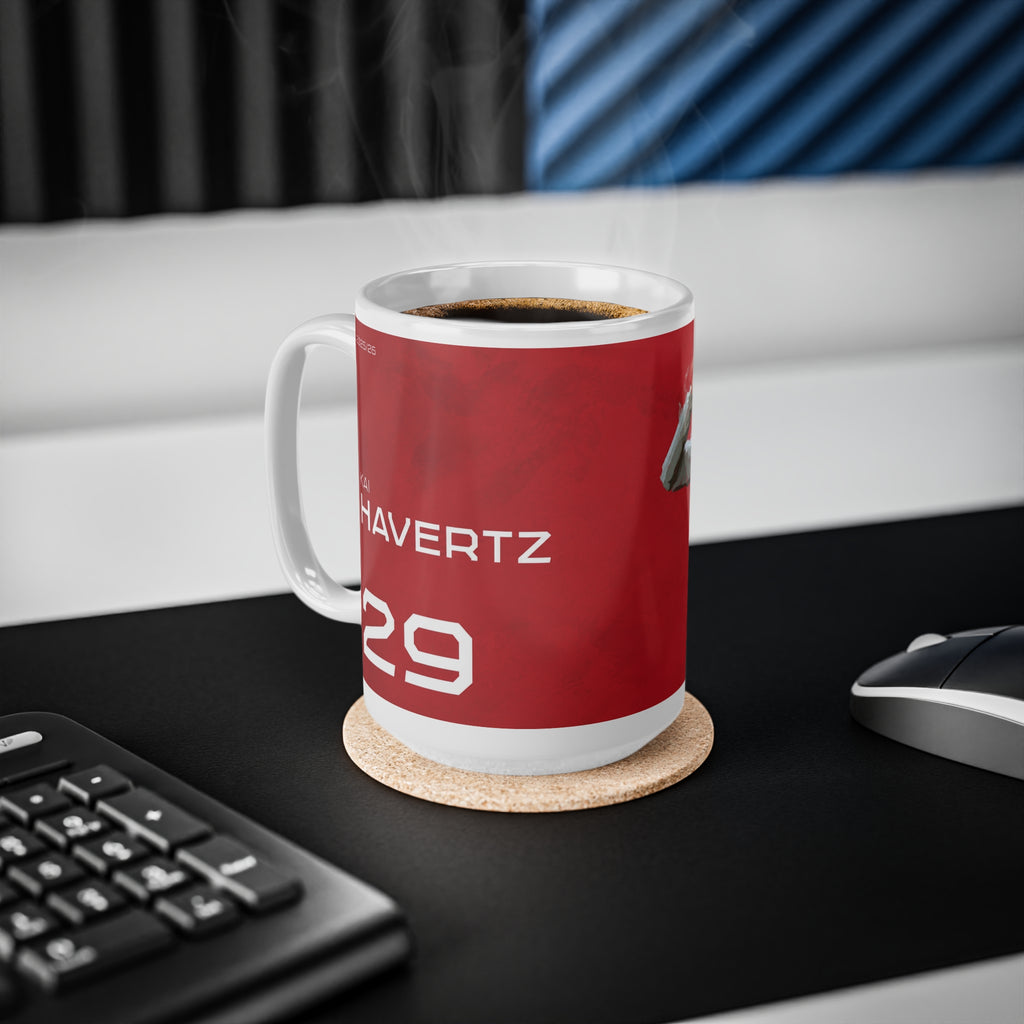 Kai Havertz Arsenal Premier League Champions Ceramic Mug (11oz, 15oz)