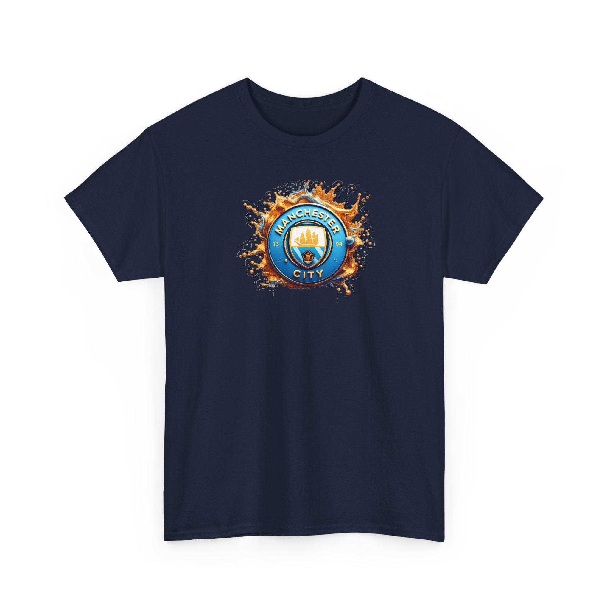 Manchester City T-Shirt – 'Eat. Sleep. City. Repeat.' Football Fan Tee