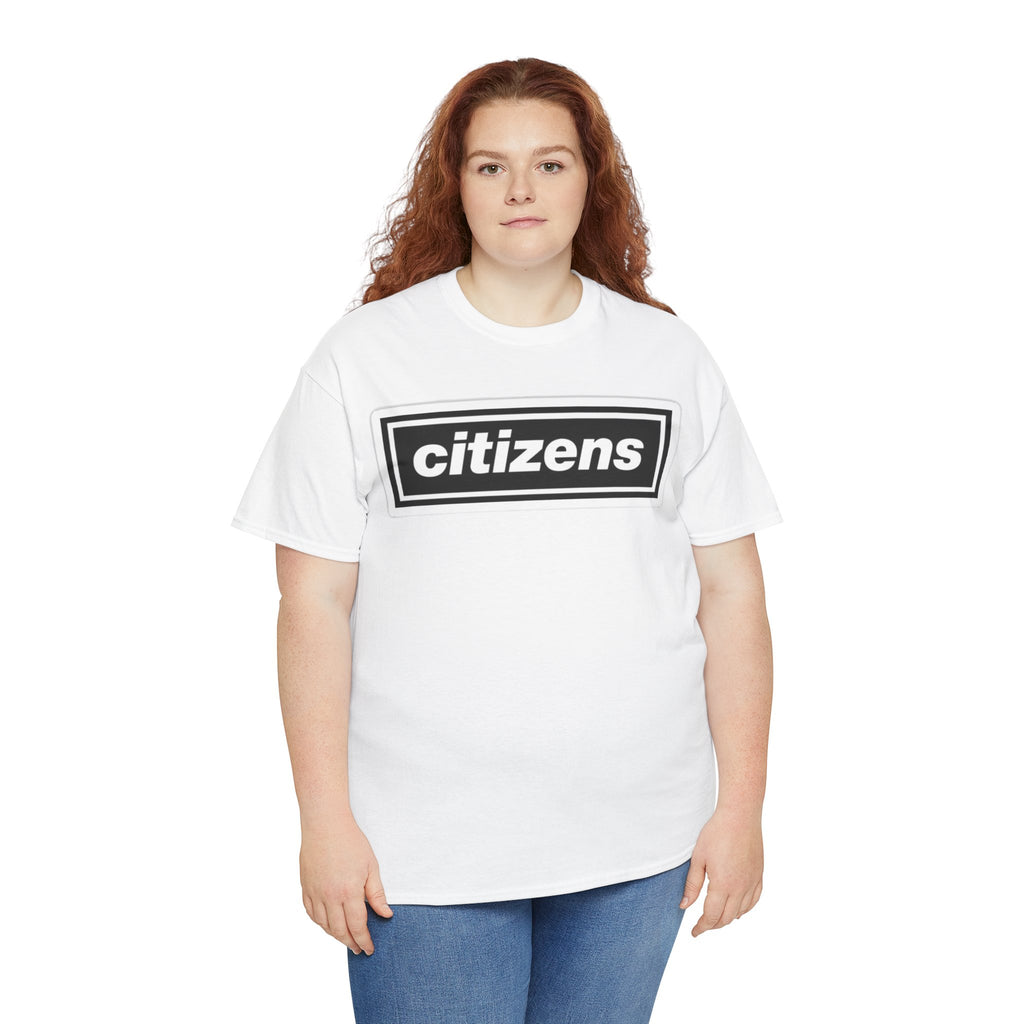 Citizens Manchester City Logo T-Shirt — Minimal Retro Box-Logo Tee