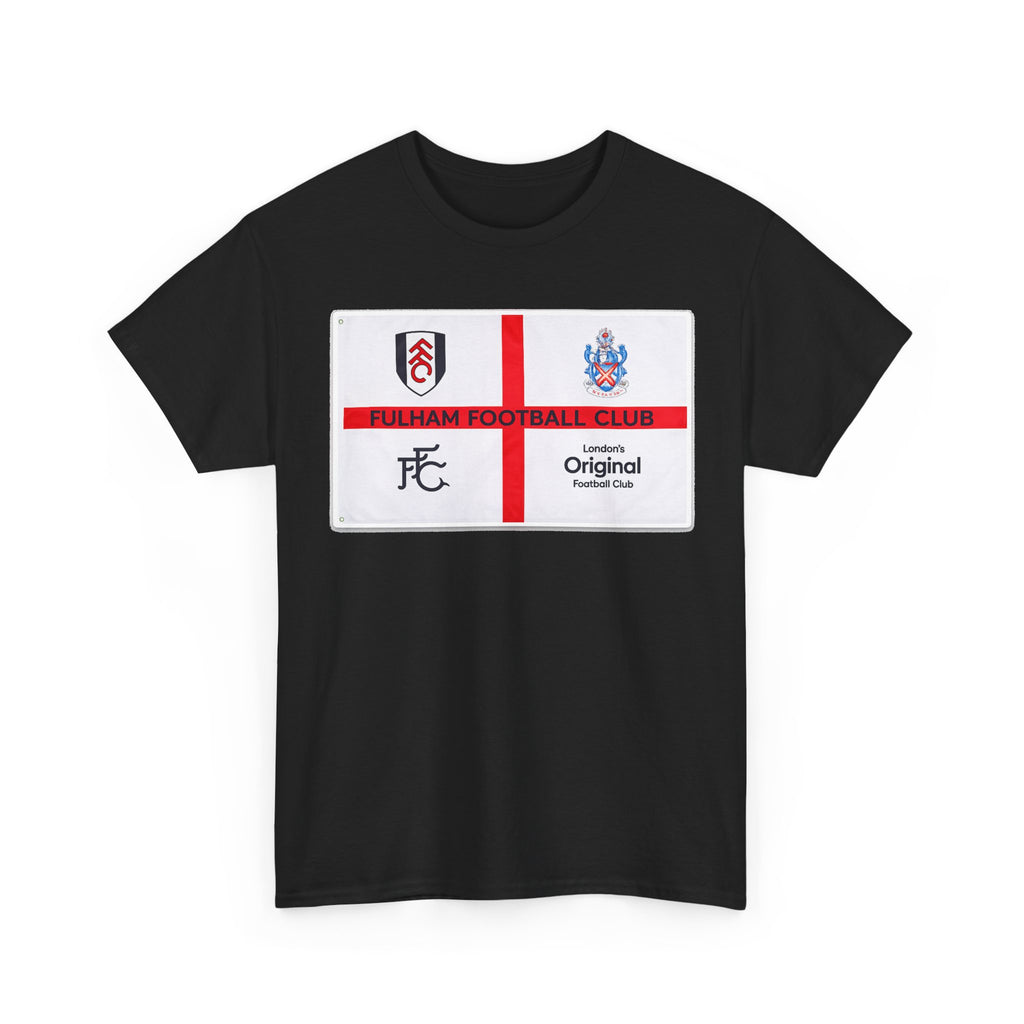 Fulham Football Club Crest Tee — St George’s Cross Football Shirt
