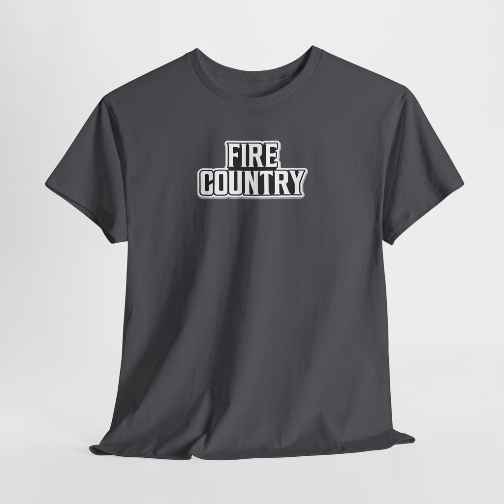 Fire Country Cotton T-Shirt — Bold Graphic Tee