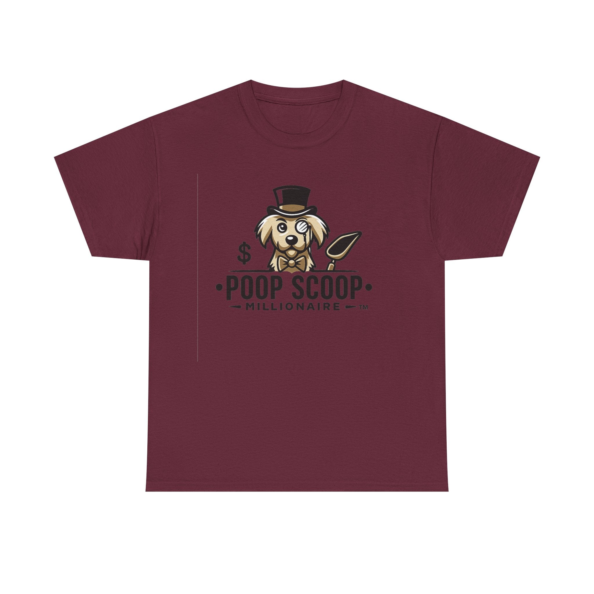 Poop Scoop Millionaire T-Shirt — Funny Dog Poop Scooping Tee
