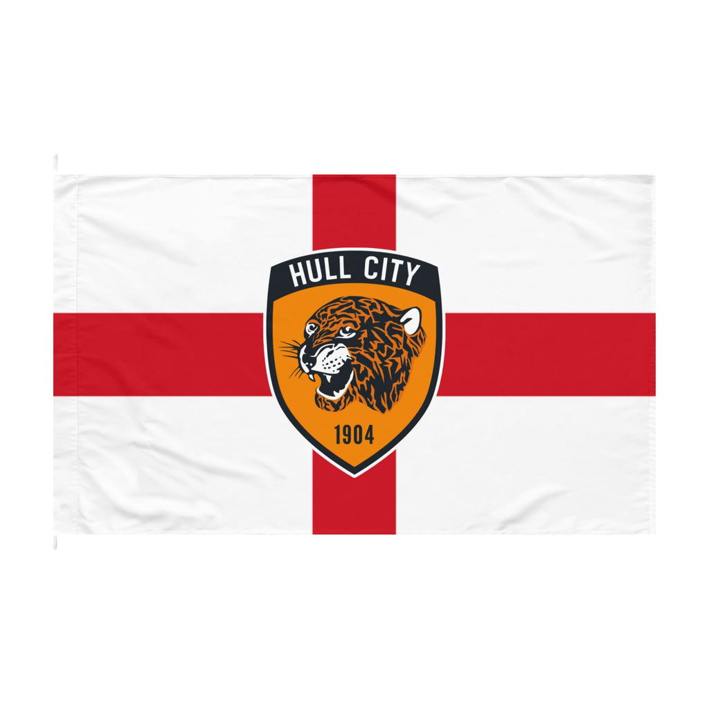 Hull City St George Flag – Double-Sided Football Supporter Banner