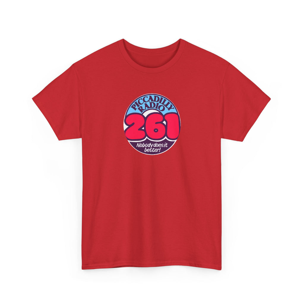 Piccadilly Radio '261' Logo T‑Shirt — Vintage Unofficial Radio Station Graphic Tee