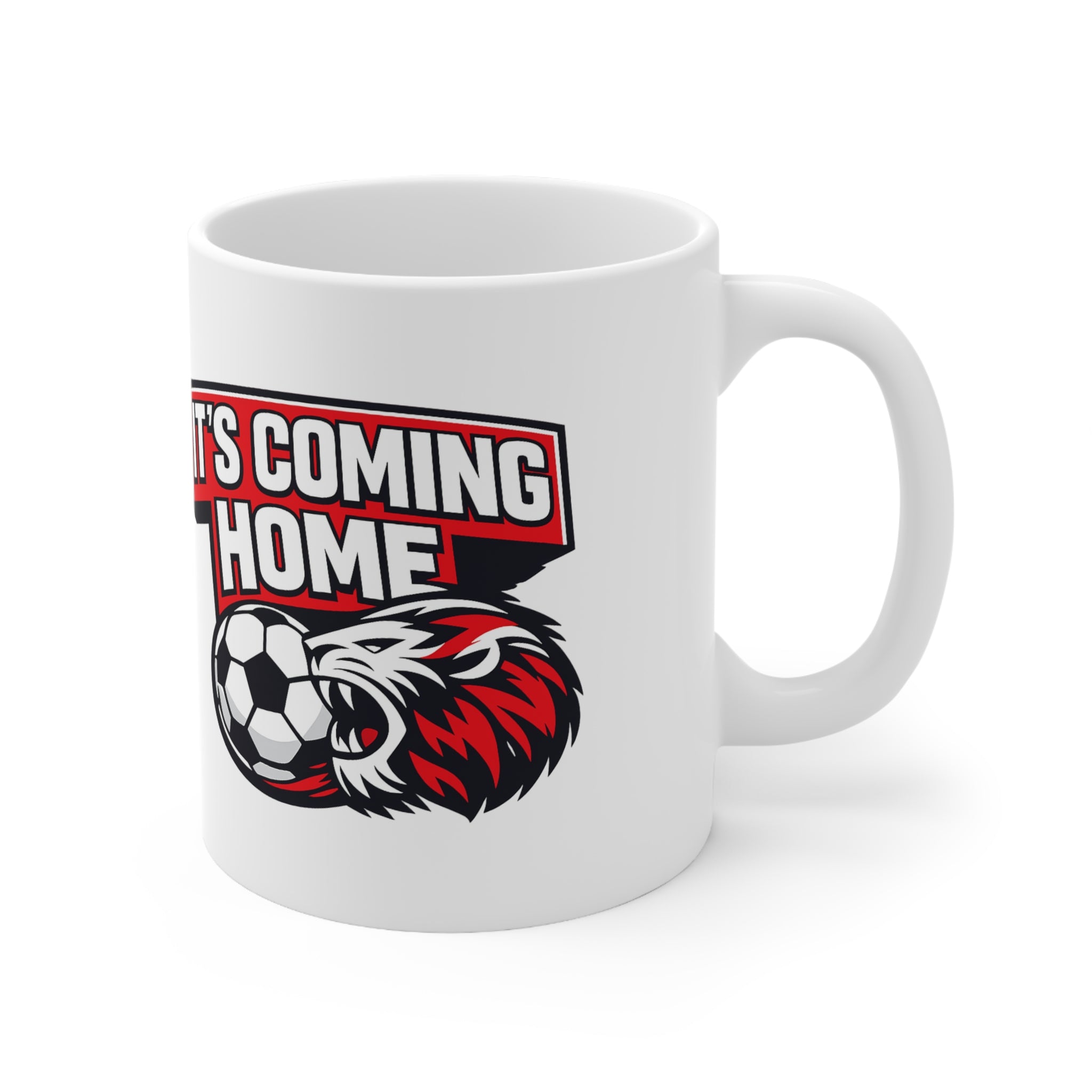 It's Coming Home England Soccer Mug — Ceramic Coffee Cup (11oz & 15oz)
