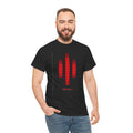 Knight Rider K.I.T.T. Graphic Tee — Red Soundwave Bars "Midnight Music"