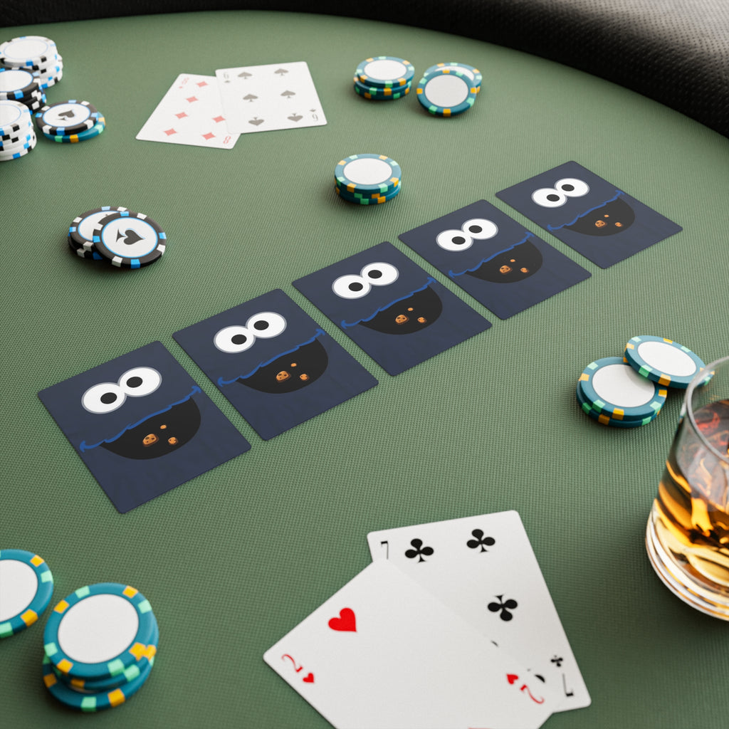 Cookie Monster Inspired Playing / Poker Cards