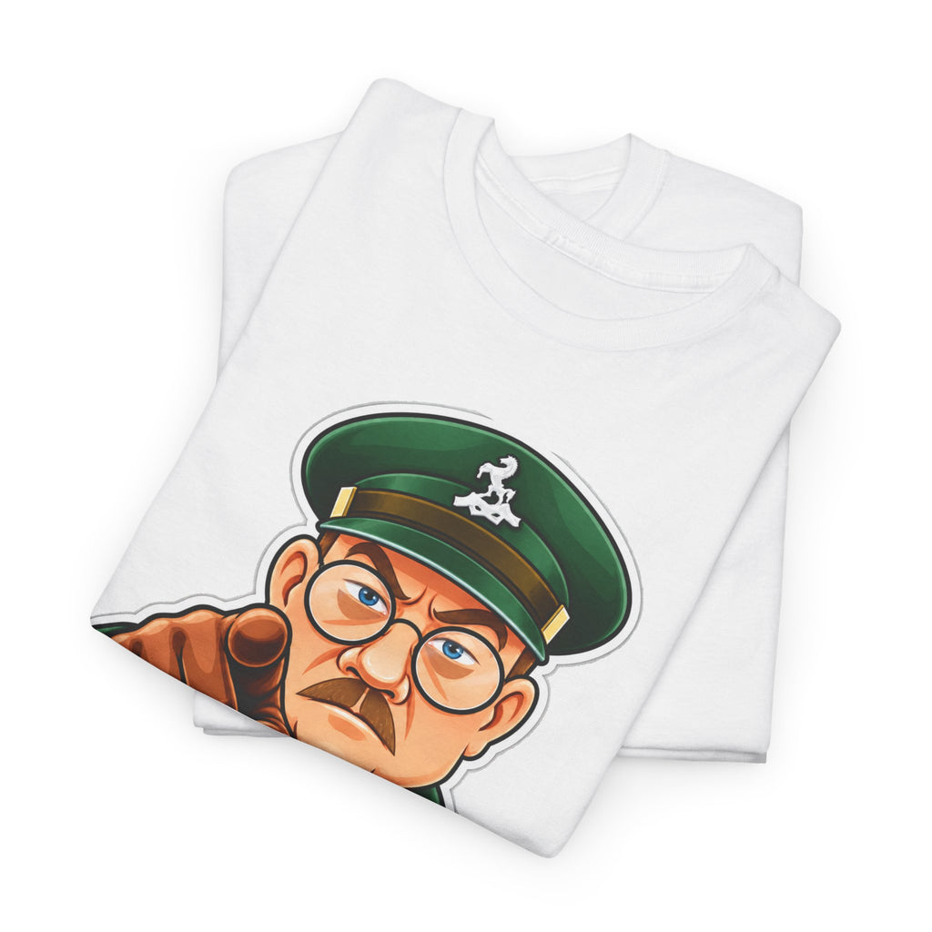 Don’t Tell Him Pike T-Shirt — Vintage Military Sergeant Pointing Graphic Tee