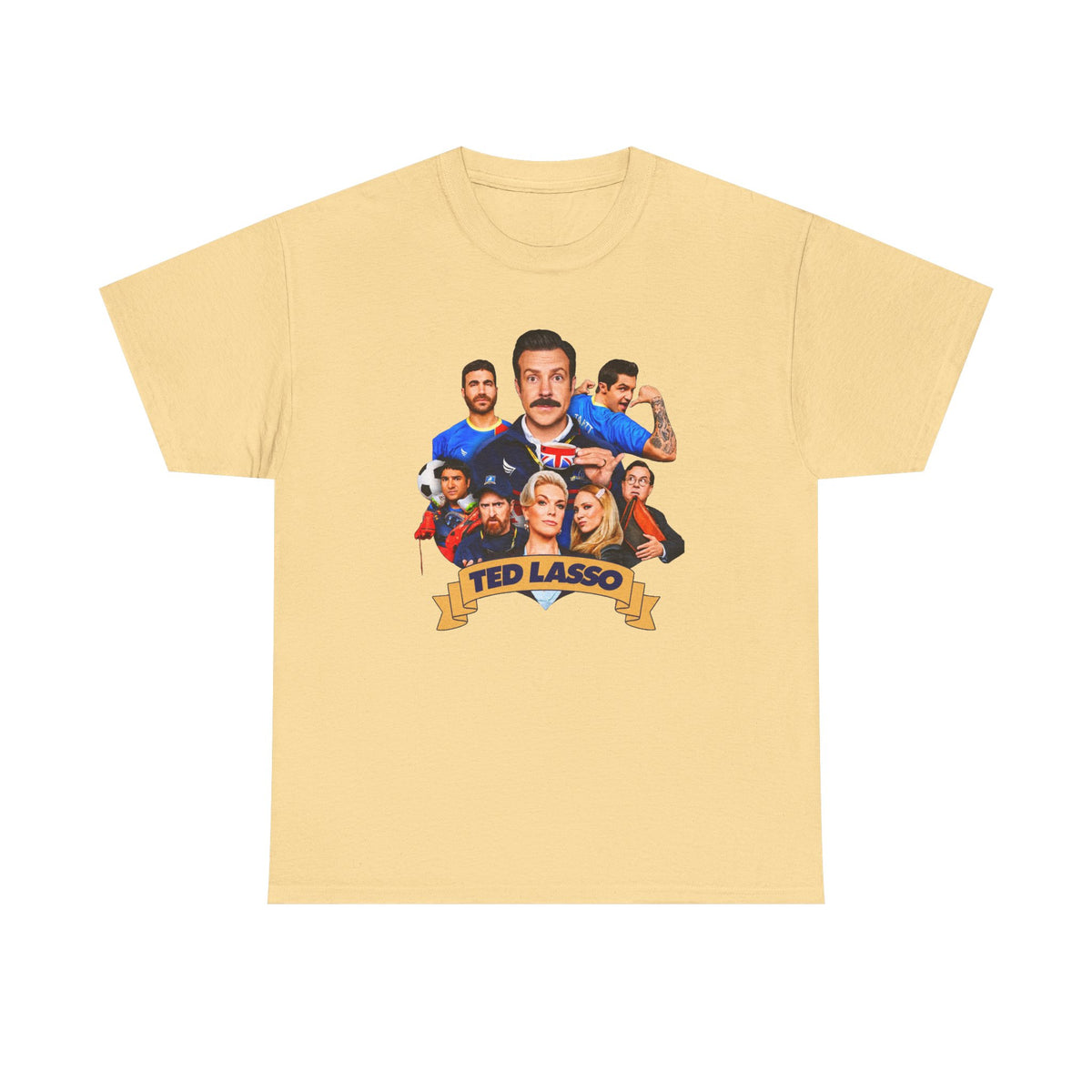 Ted Lasso Inspired Cast Graphic Tee — TV Show Fan Shirt