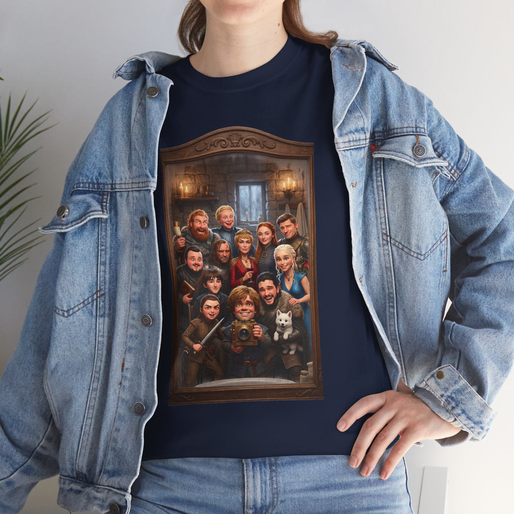 Game of Thrones Cast Portrait Inspired Cotton T-Shirt
