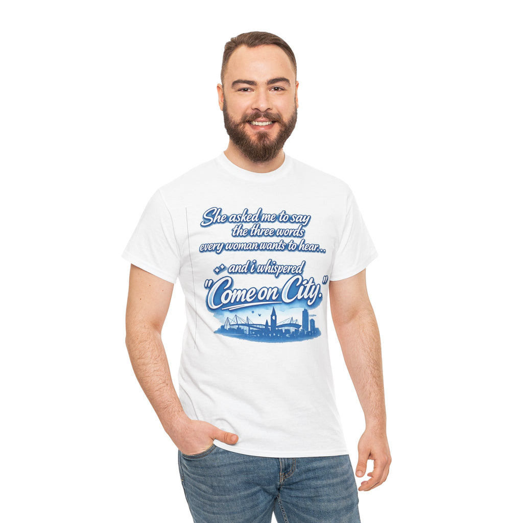 Come on City Skyline Tee — Retro Script Urban Pride T‑Shirt