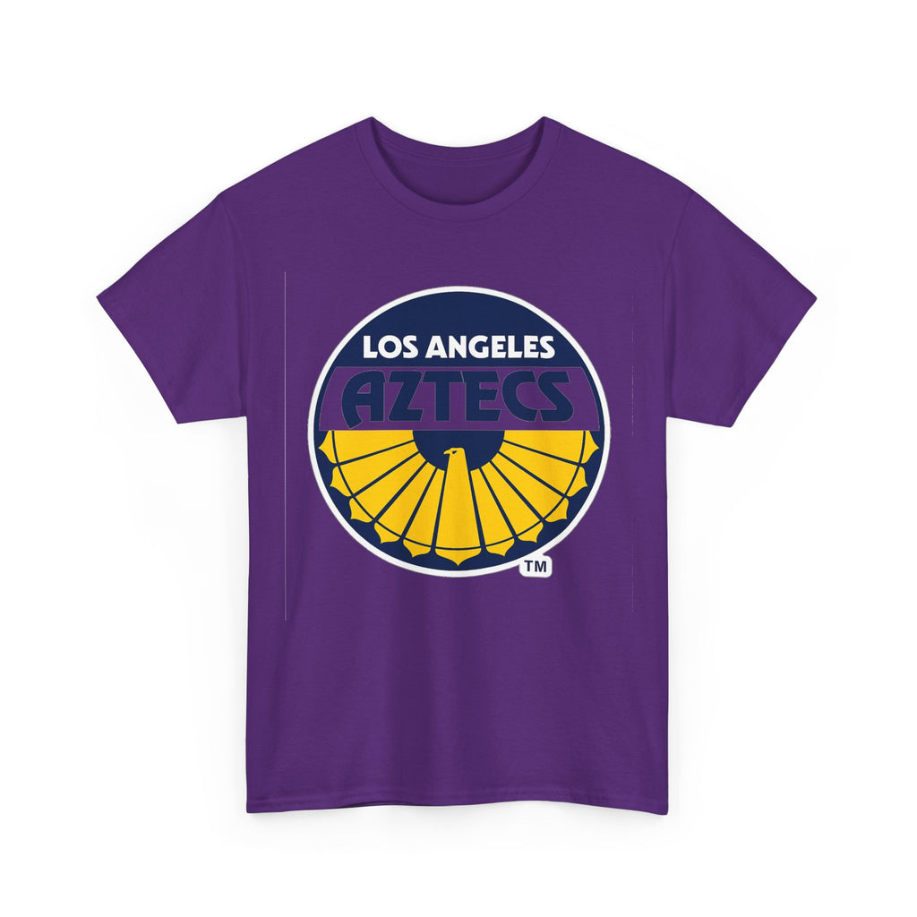Los Angeles Aztecs Vintage Logo Cotton T-Shirt