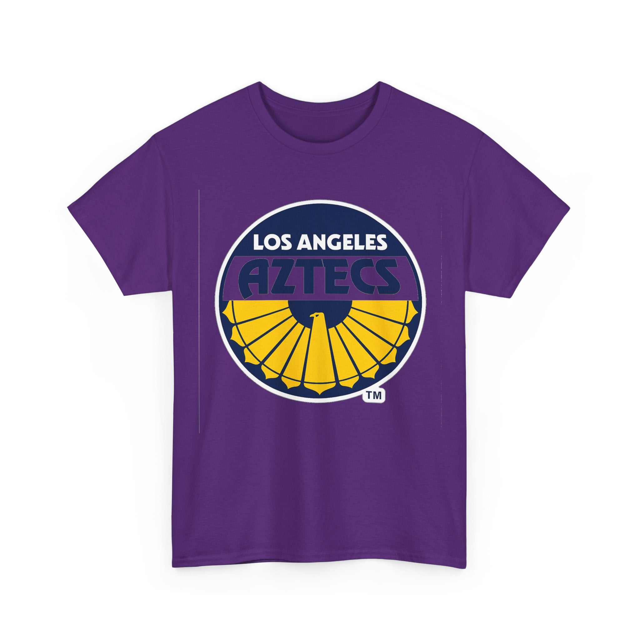 Los Angeles Aztecs Vintage Logo Cotton T-Shirt