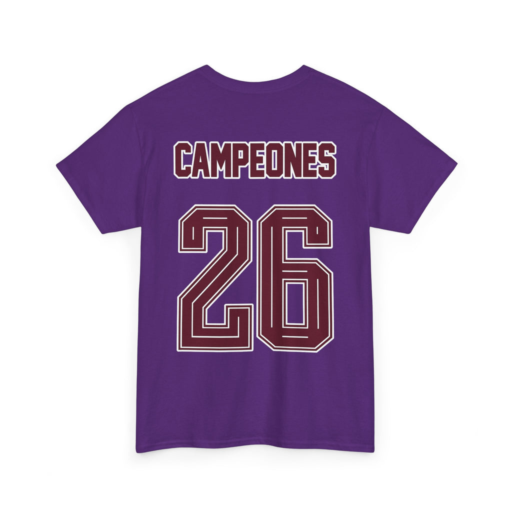 Spain World Champions 'Campeones 26' Cotton T‑Shirt