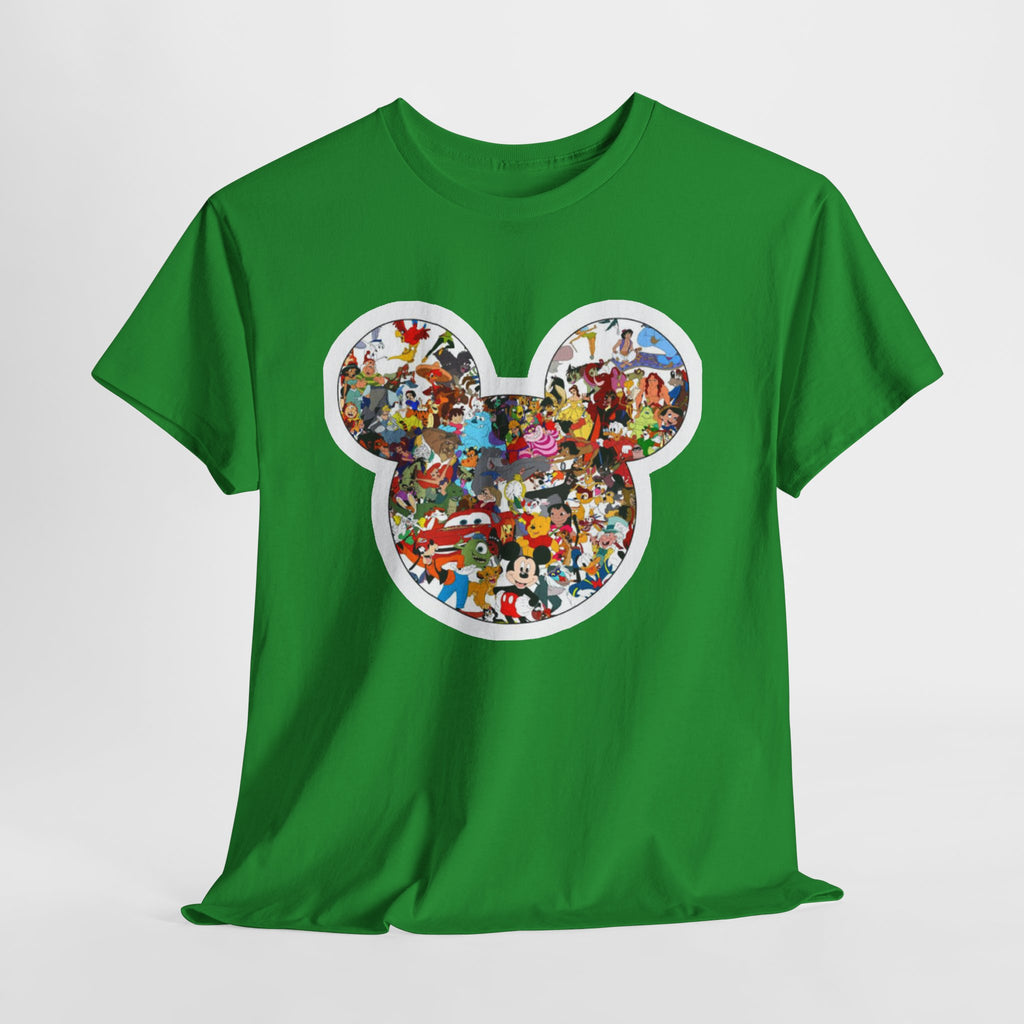 Mickey Collage T-Shirt — Vintage Disney Characters Graphic Tee