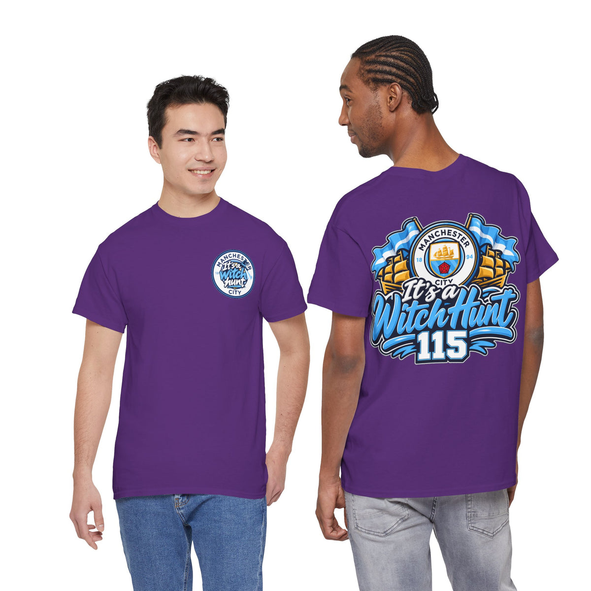 Manchester City It's a Witch Hunt 115 Cotton T-Shirt