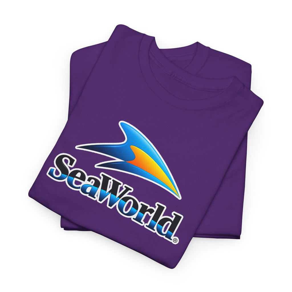 SeaWorld Logo T-Shirt — Classic Ocean Theme Tee