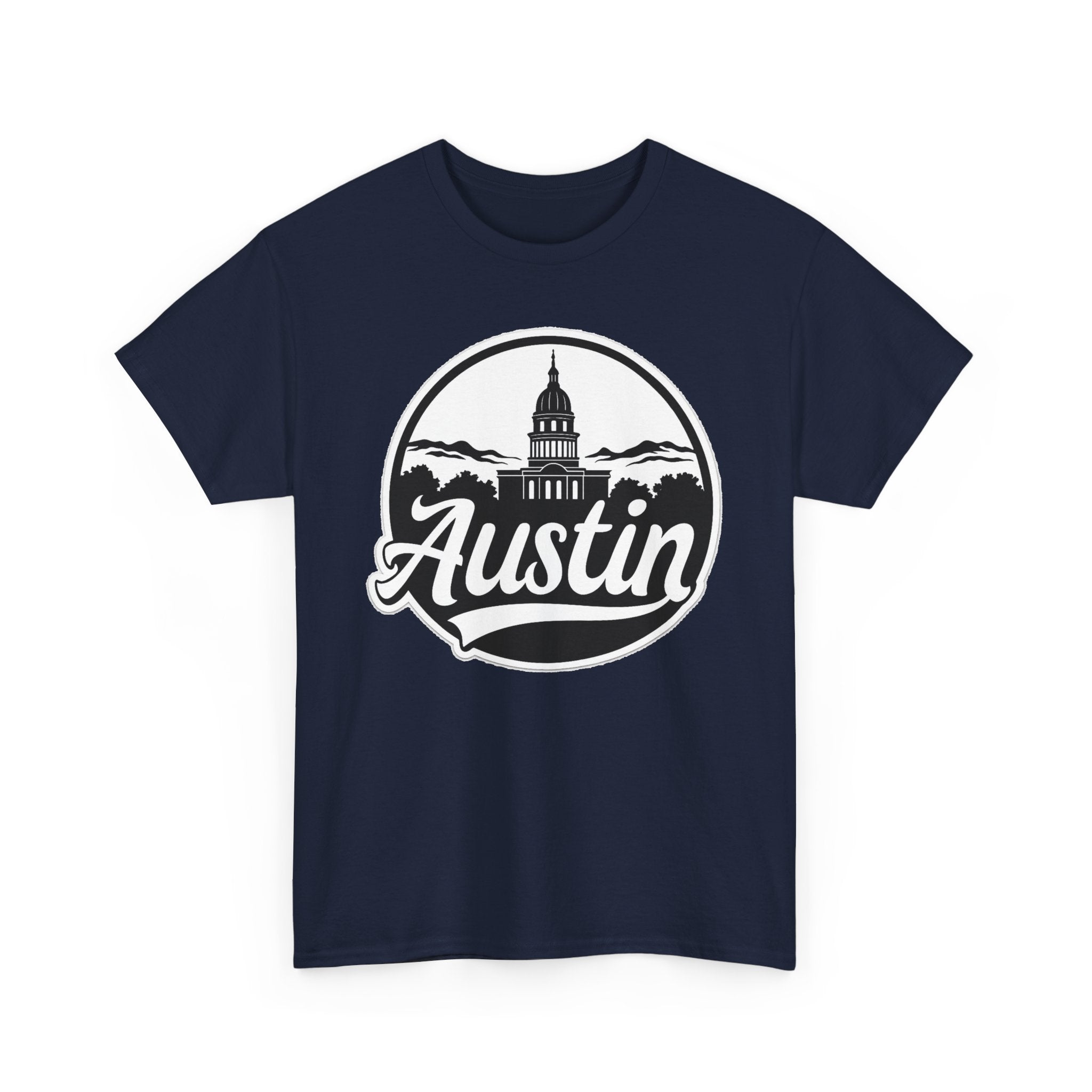 Austin Capitol Graphic Cotton T-Shirt / Tee