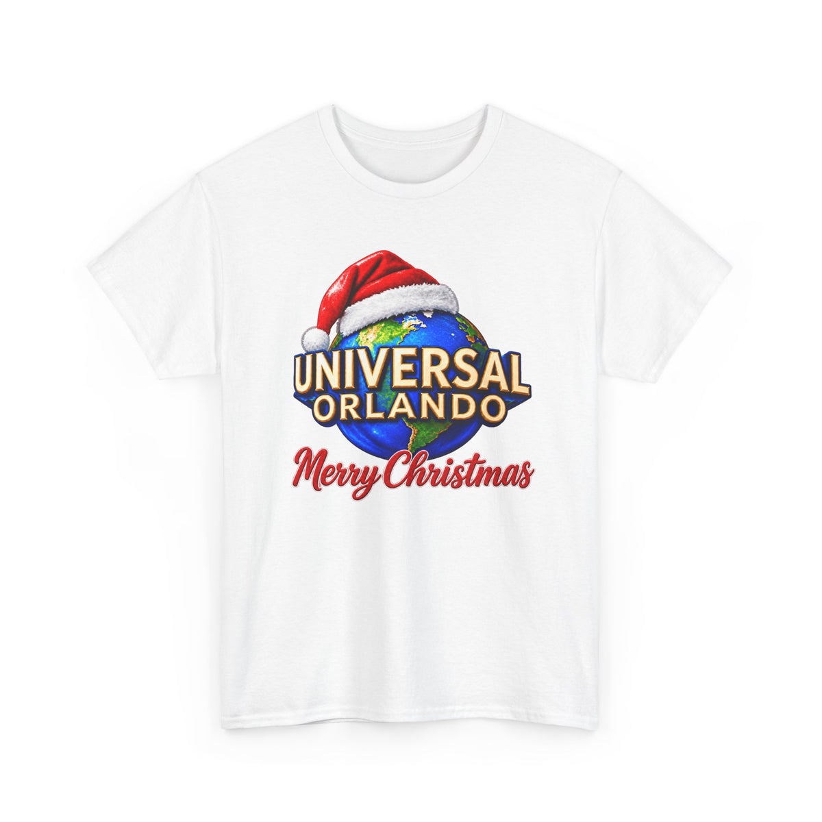Universal Orlando Merry Christmas Cotton T-Shirt