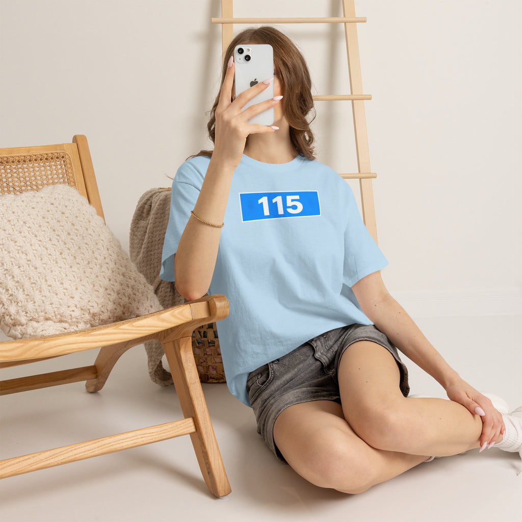 Manchester City 115 Inspired Minimalist Graphic Cotton T-Shirt