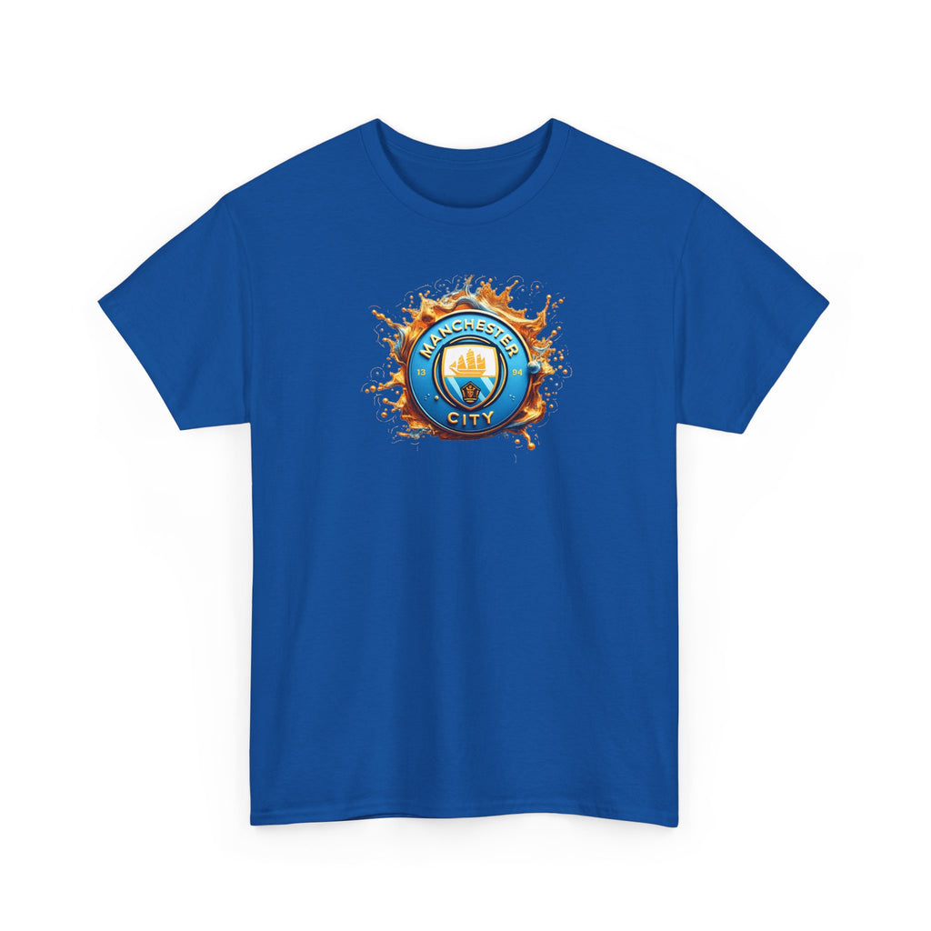 Manchester City T-Shirt – 'Eat. Sleep. City. Repeat.' Football Fan Tee