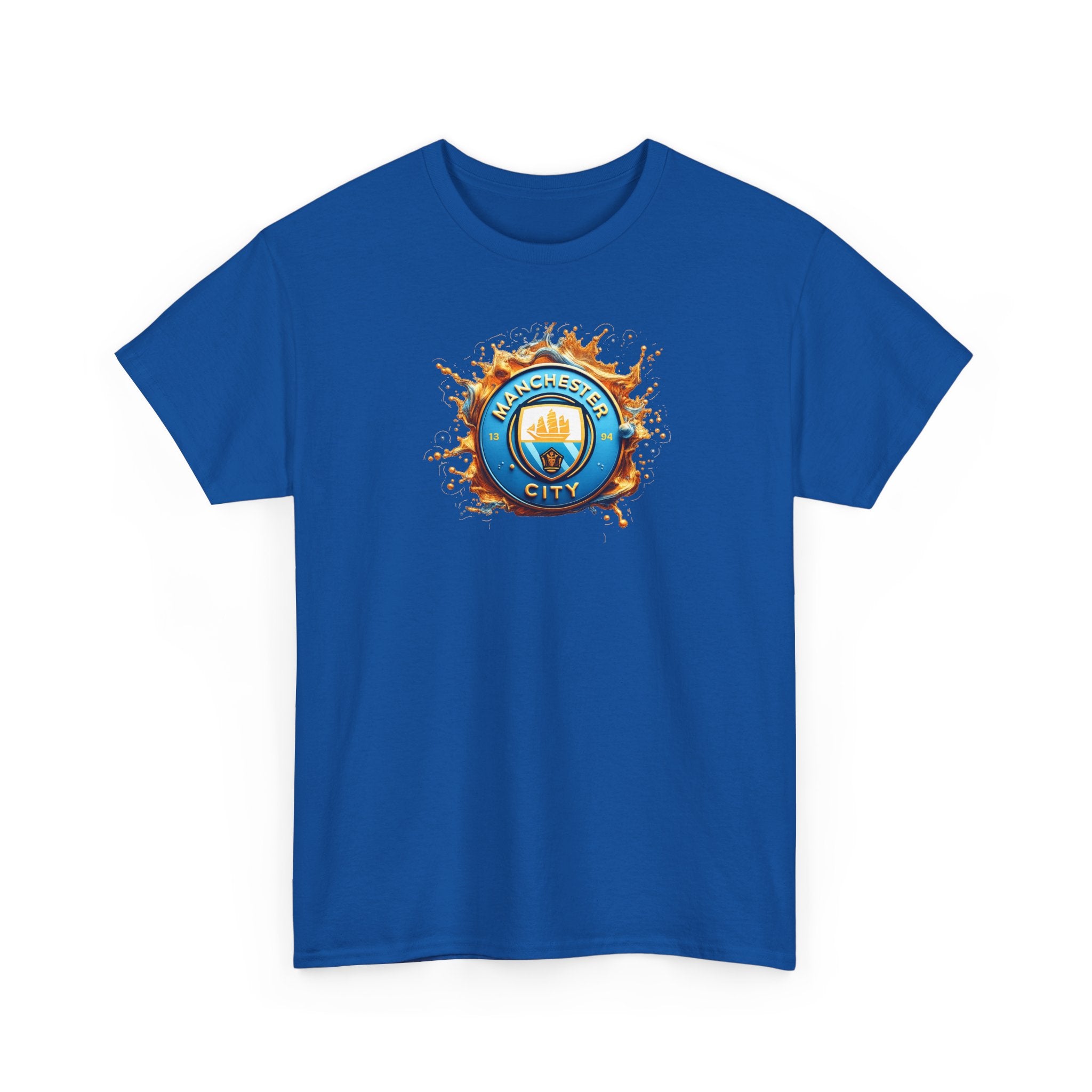 Manchester City T-Shirt – 'Eat. Sleep. City. Repeat.' Football Fan Tee