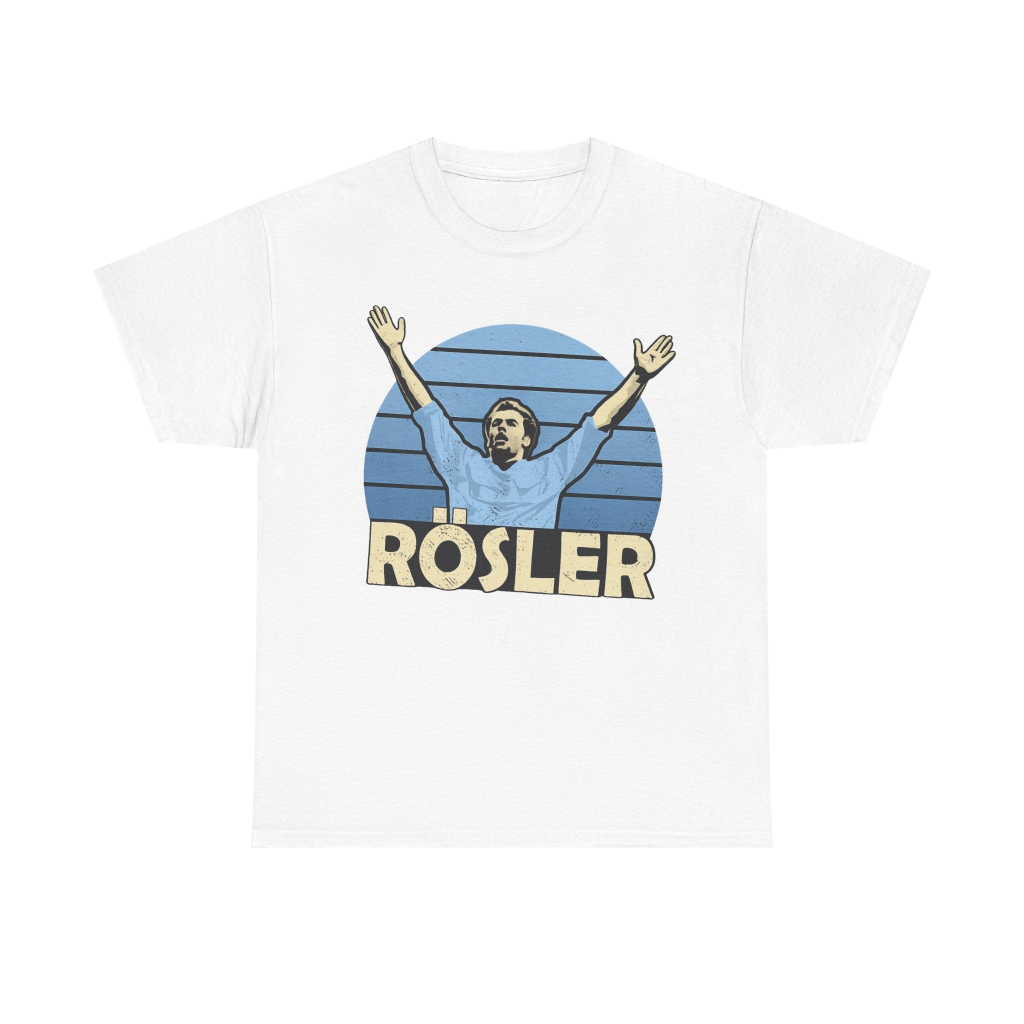 Retro 'Rösler' Graphic Tee - Vintage Soccer Fan Shirt