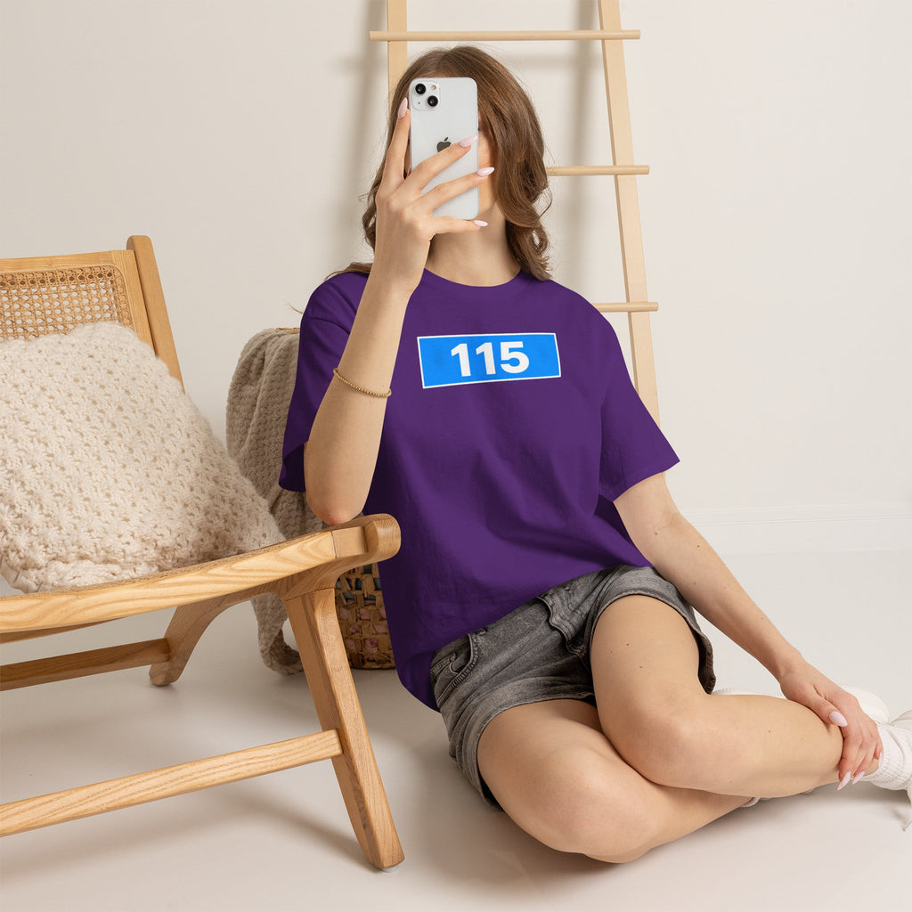 Manchester City 115 Inspired Minimalist Graphic Cotton T-Shirt