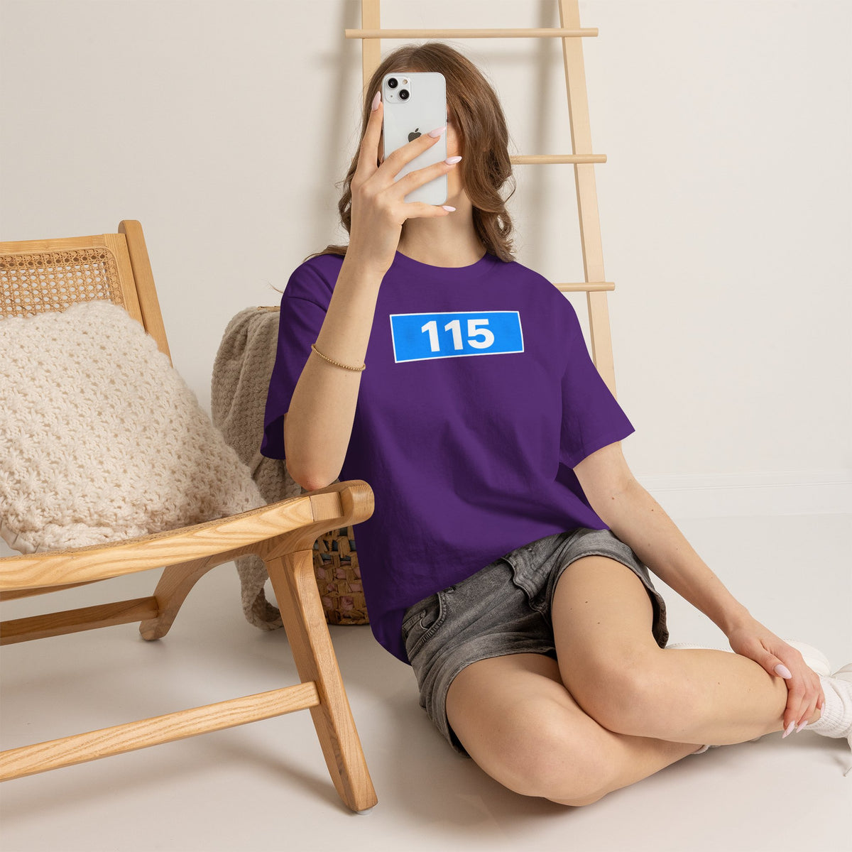 Manchester City 115 Inspired Minimalist Graphic Cotton T-Shirt